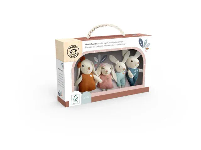 Speedy Monkey Toys Rabbit Family