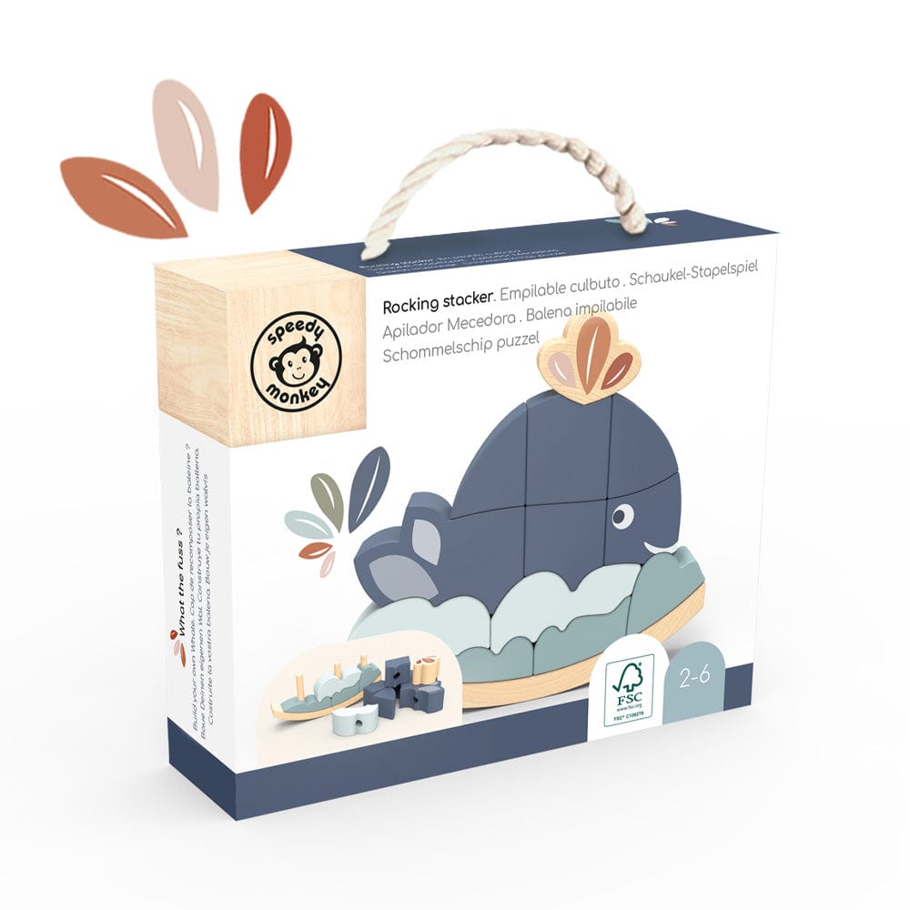 Speedy Monkey Toys Rocking Stacker