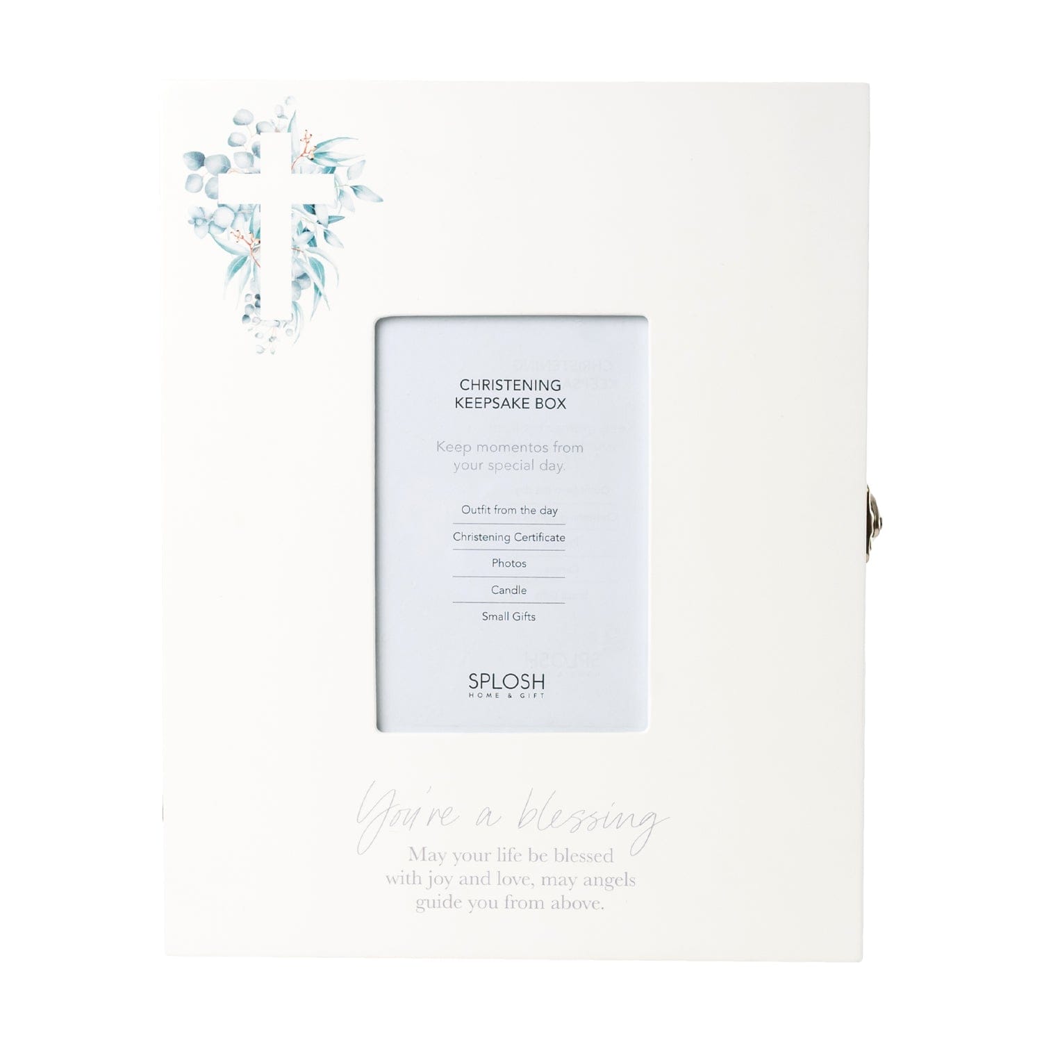 Splosh Gift Frames No Colour Christening Keepsake Box