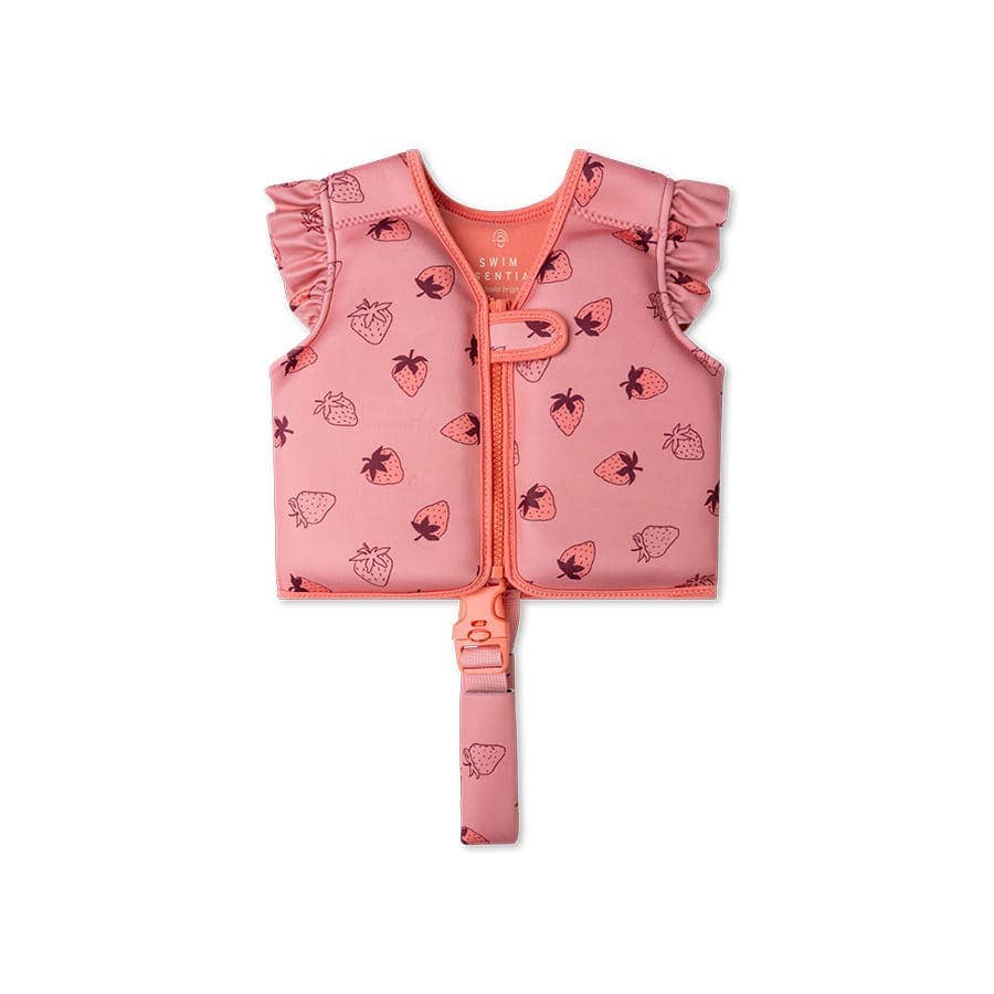 Swim Essentials Swim Kids Swimming Vest - Strawberry Fields, 1-2 yrs