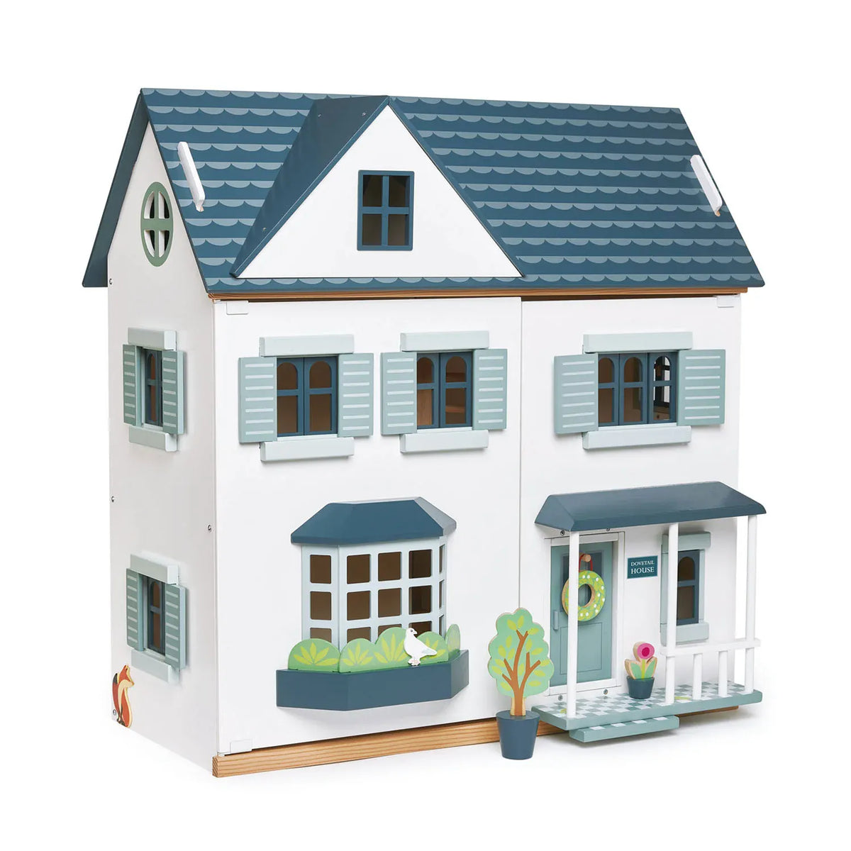 Dovetail Dolls House toy by Tender Leaf Toys featuring detailed miniature rooms and furniture for imaginative play.