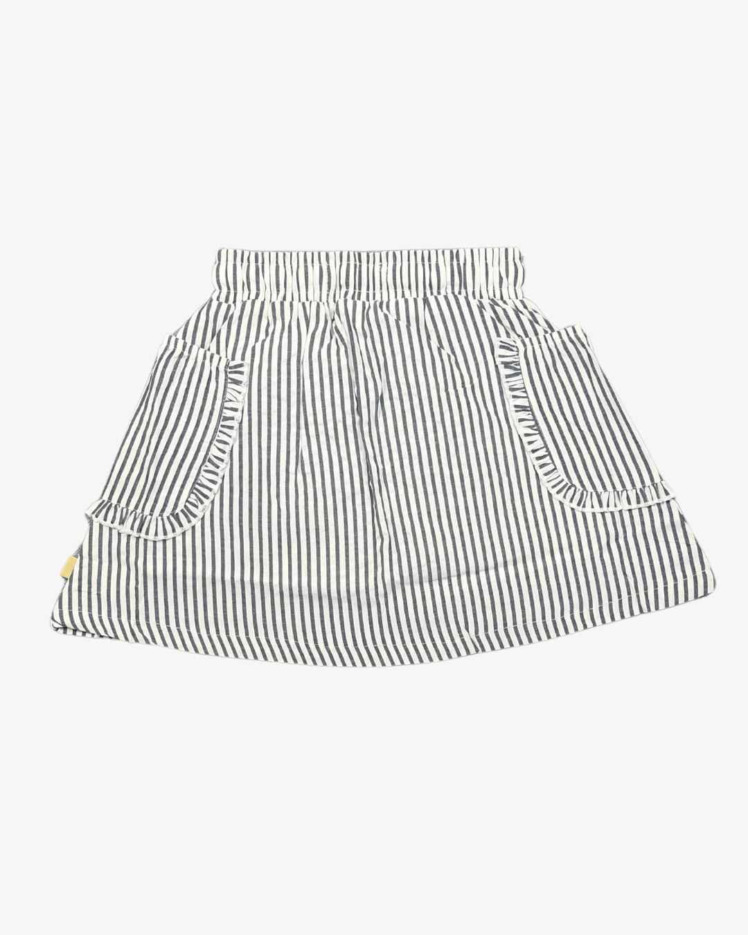 The Girl Club Girls Bottoms Navy Stripe Skort