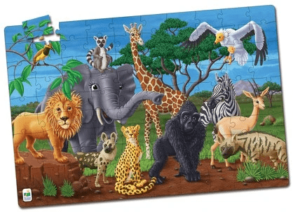 The Learning Journey Toys Puzzle Double Glow in the Dark Puzzle