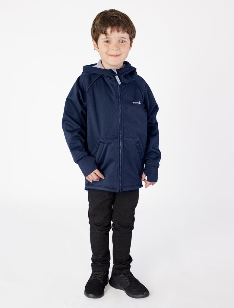 Therm Boy Jacket All-Weather Hoodie - Navy