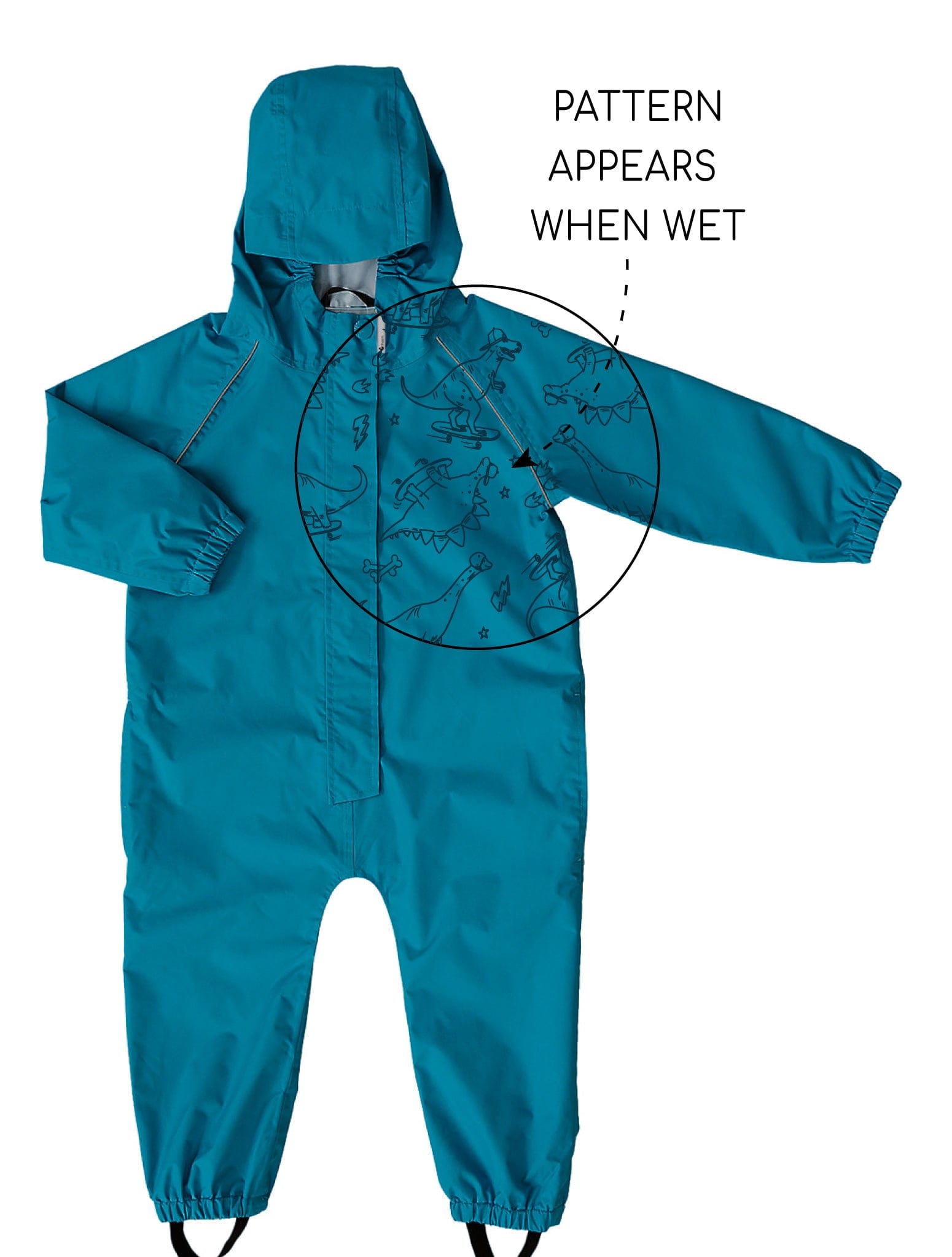 Therm Boys All In Ones SplashMagic Rainsuit - Deep Teal