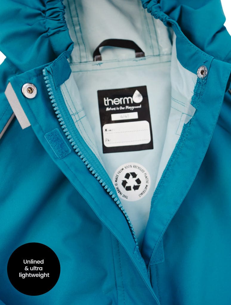 Therm Boys All In Ones SplashMagic Rainsuit - Deep Teal