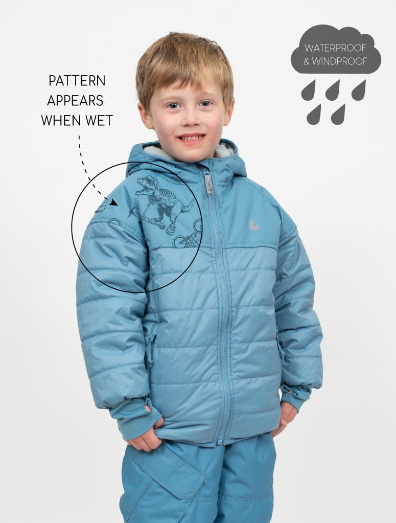 Boys waterproof padded jacket hotsell