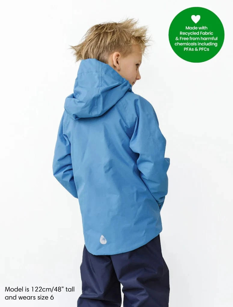 Therm Boys Jacket SplashMagic Rainshell - Tide Blue | Smiley