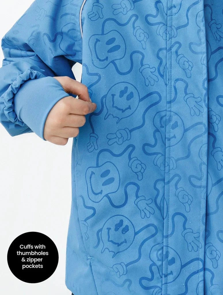 Therm Boys Jacket SplashMagic Rainshell - Tide Blue | Smiley