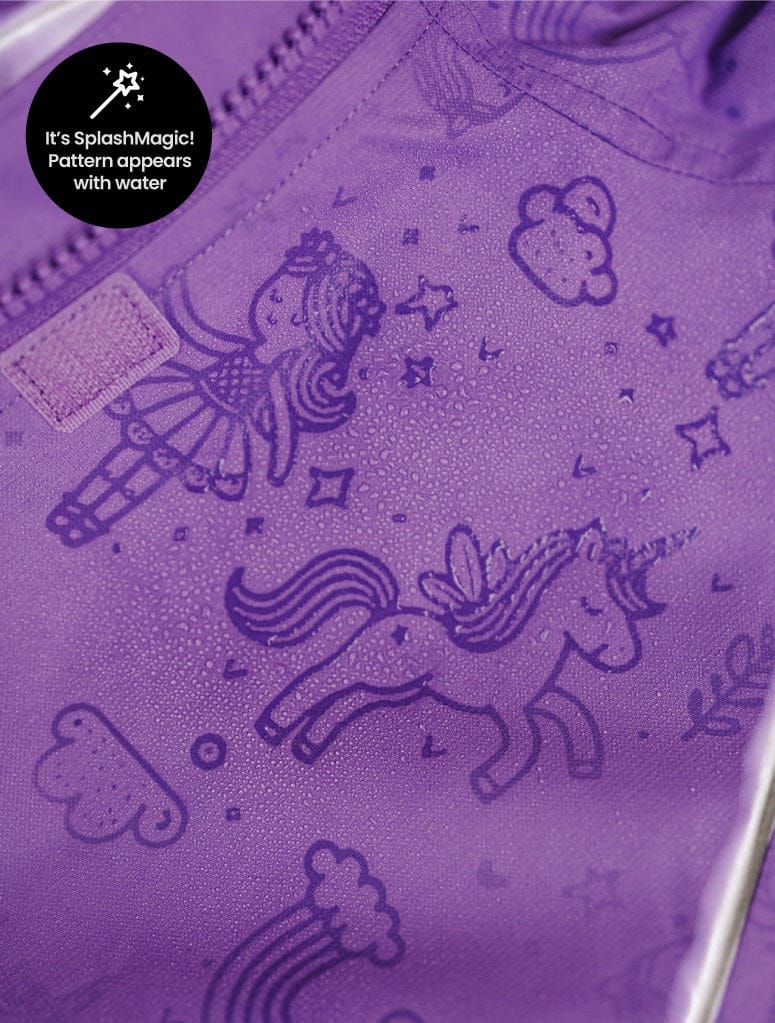 Therm Girls All In One SplashMagic Rainsuit - Violet