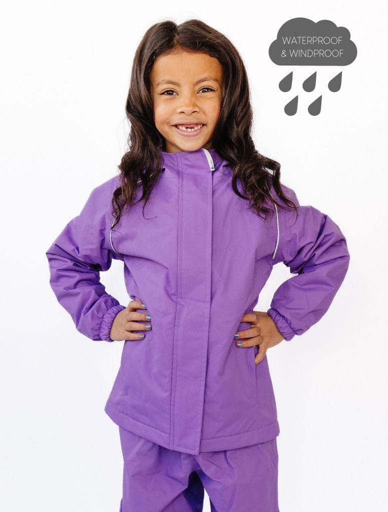 Therm Girls Jacket 2Y Splashmagic Storm Jacket - Violet