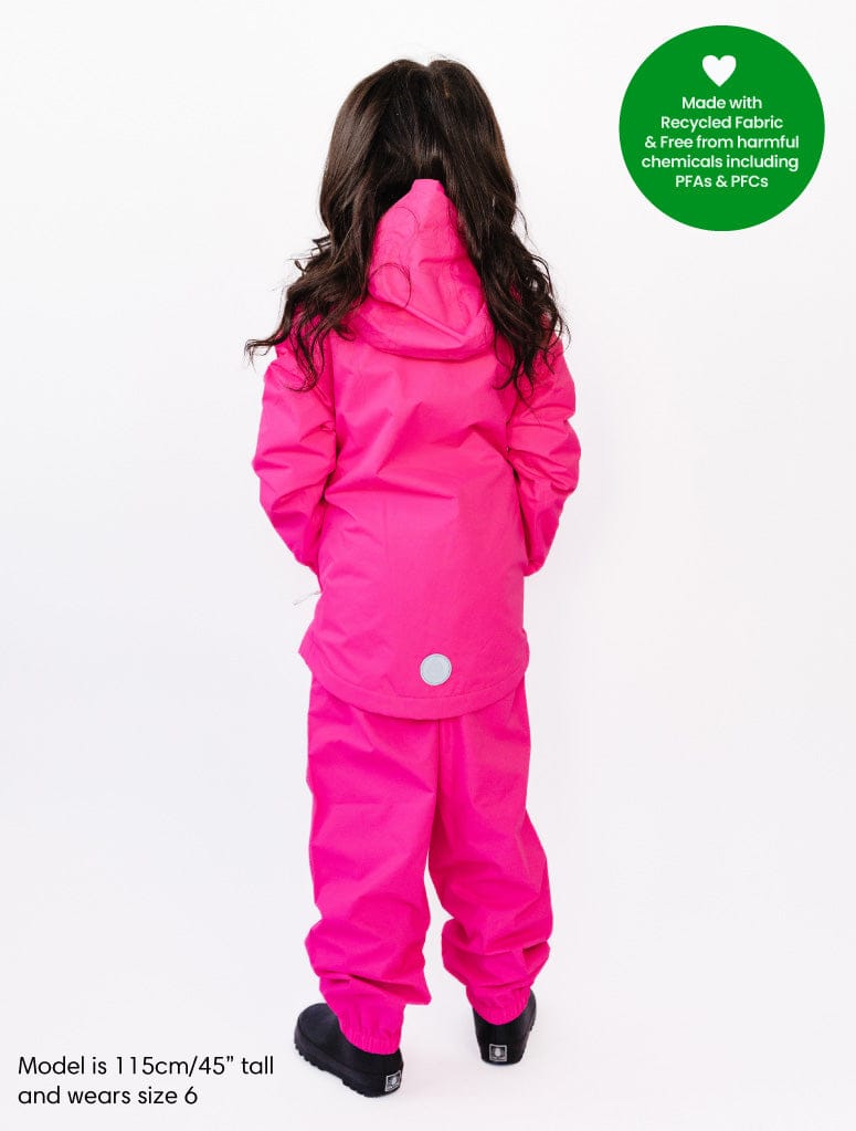 Therm Girls Jacket Splashmagic Rainshell - Neon Pink