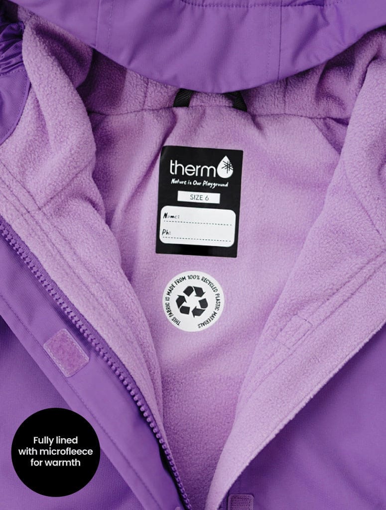 Therm Girls Jacket Splashmagic Storm Jacket - Violet