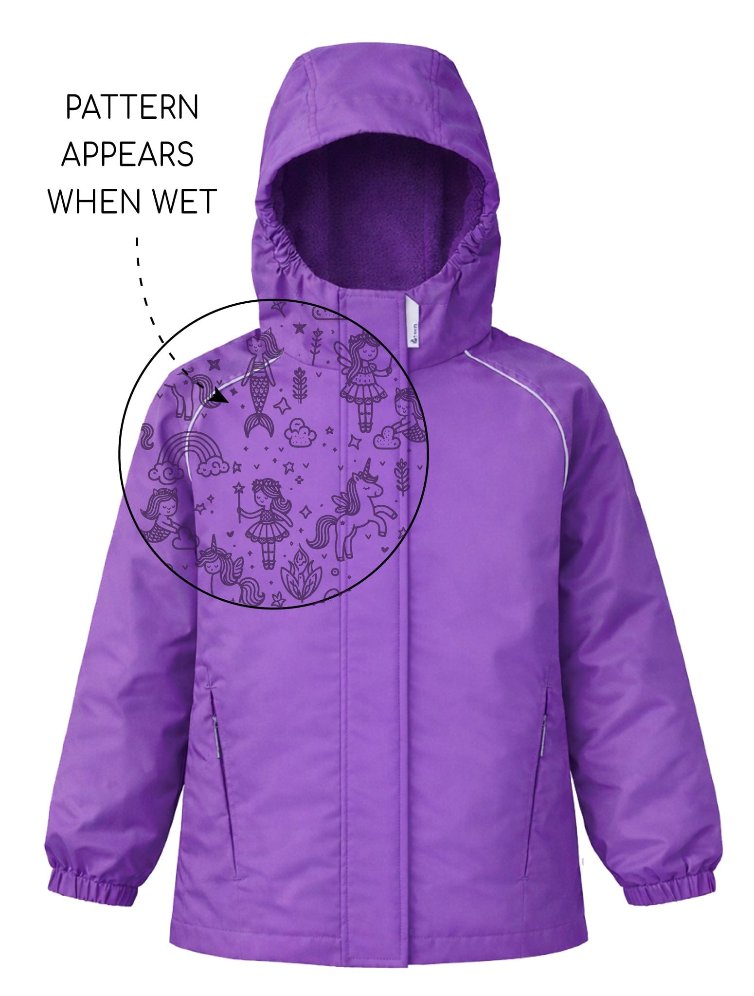 Therm Girls Jacket Splashmagic Storm Jacket - Violet