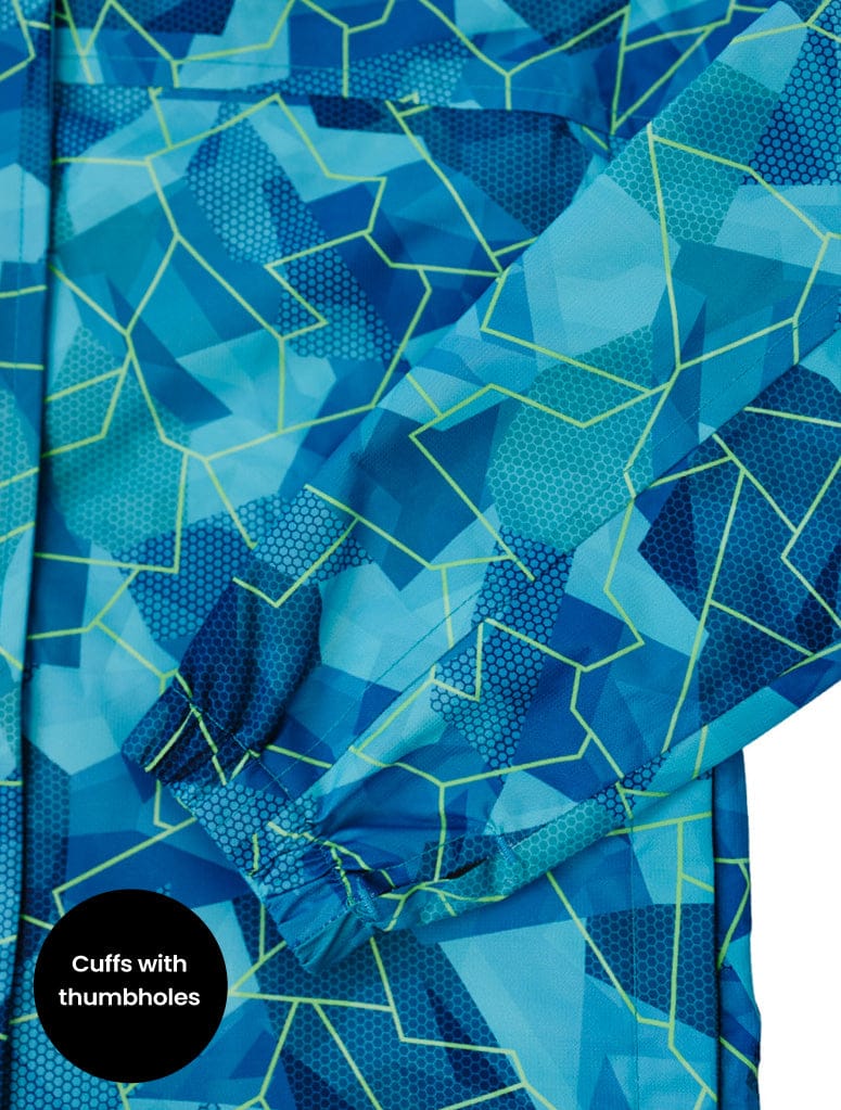 Therm Unisex Jacket 10K Packaway Rainshell - Geo Tech
