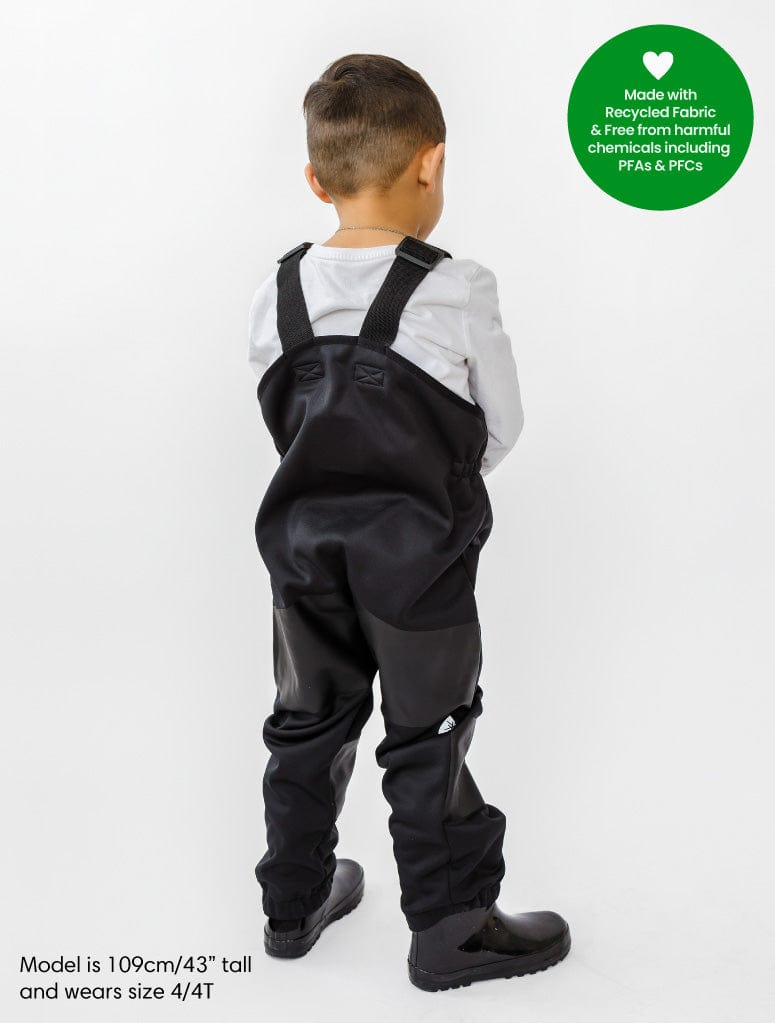 Therm Unisex Pants All-Weather Fleece Overalls - Black