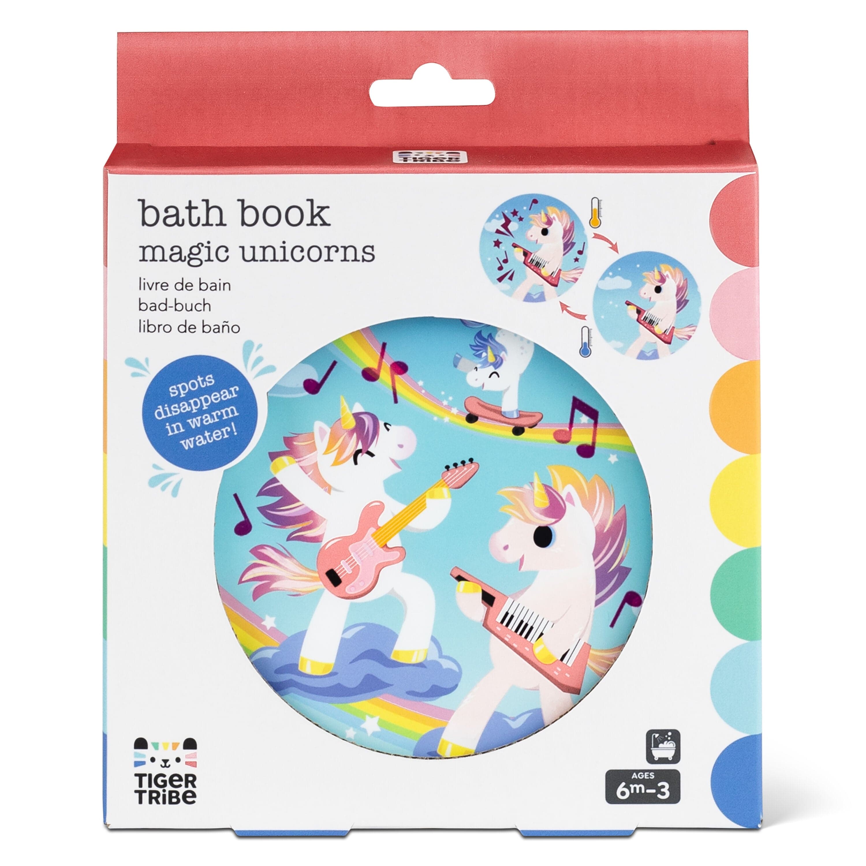 Tiger Tribe Bath Toys Bath Book - Magical Unicorns