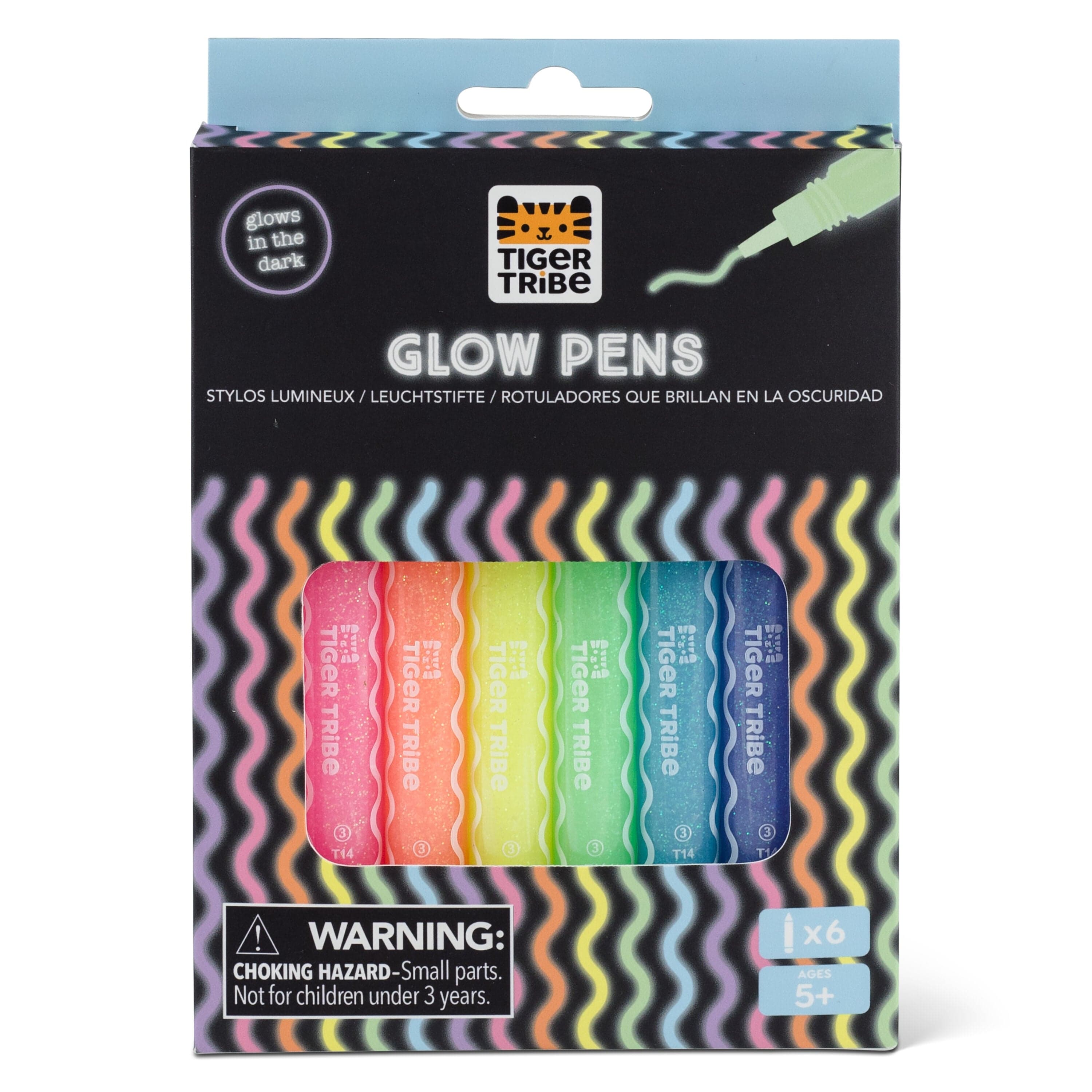 Tiger Tribe Gift Stationery Glow Pens