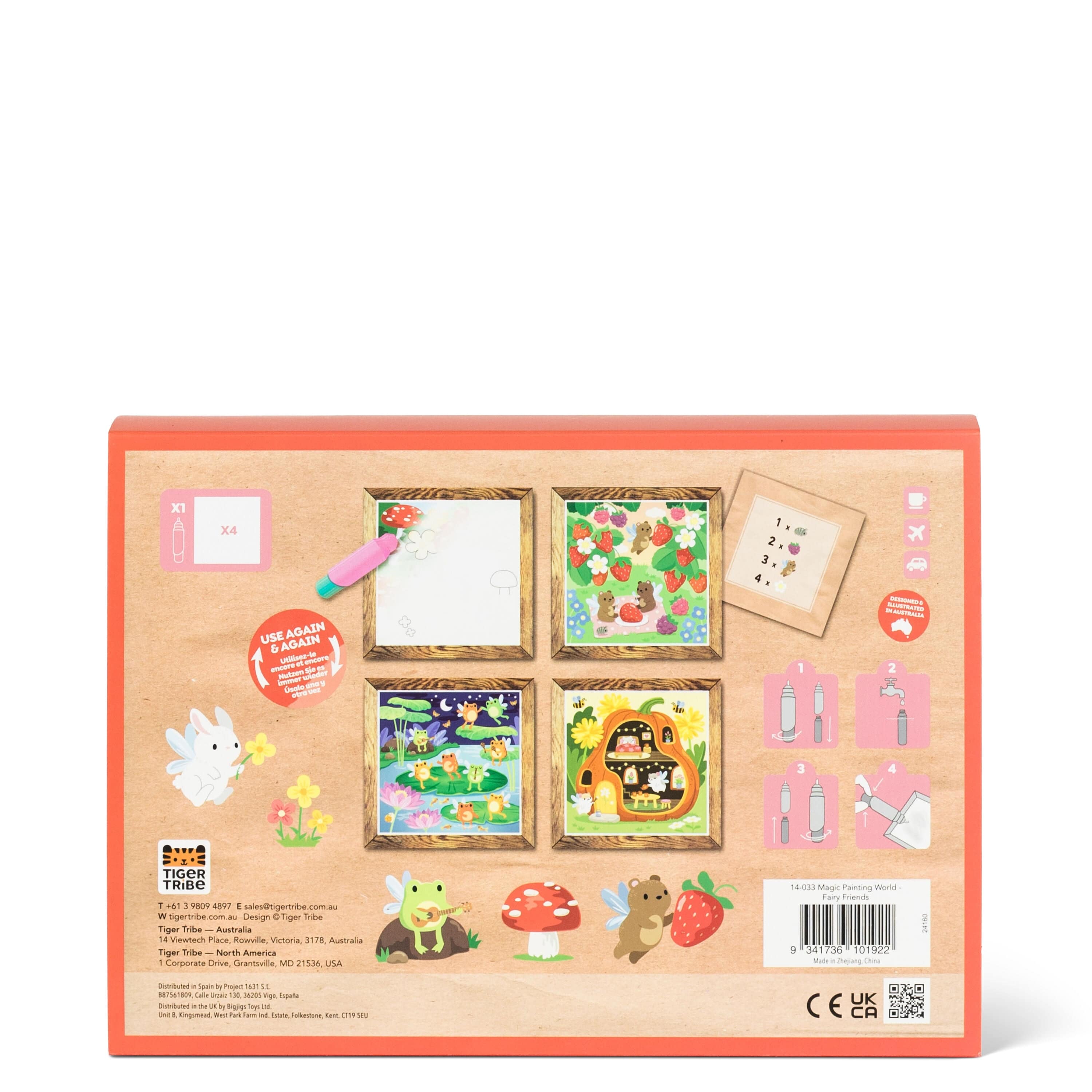 Tiger Tribe Gift Stationery Magic Painting World - Fairy Friends