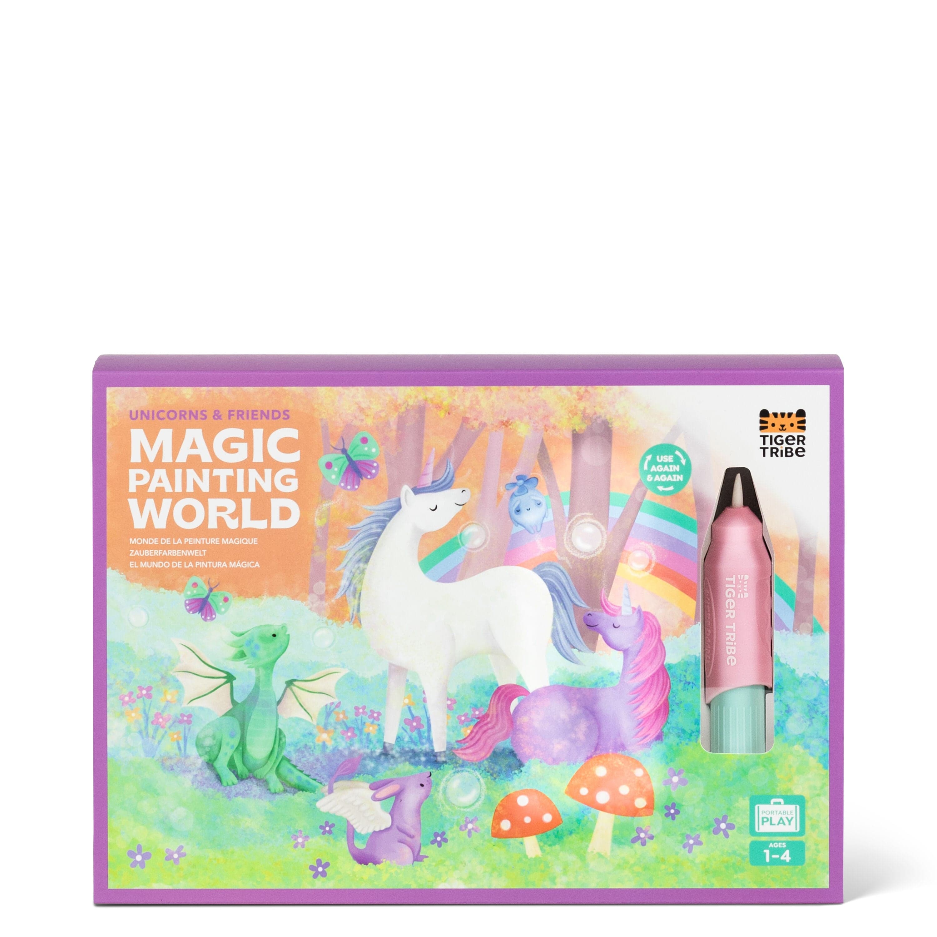 Tiger Tribe Gift Stationery Magic Painting World - Unicorns & Friends