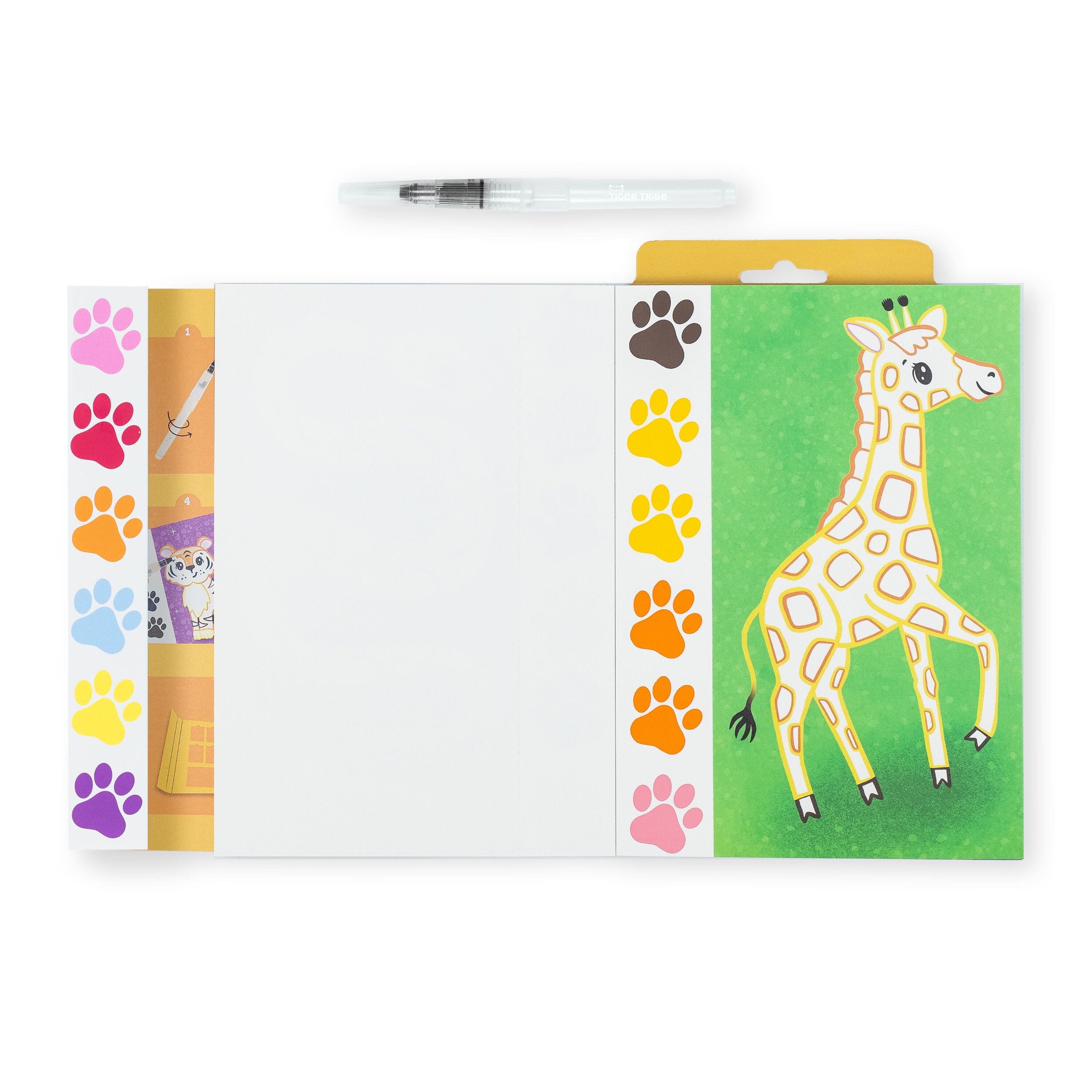 Tiger Tribe Gift Stationery Paint A Picture Set - Wild Animals