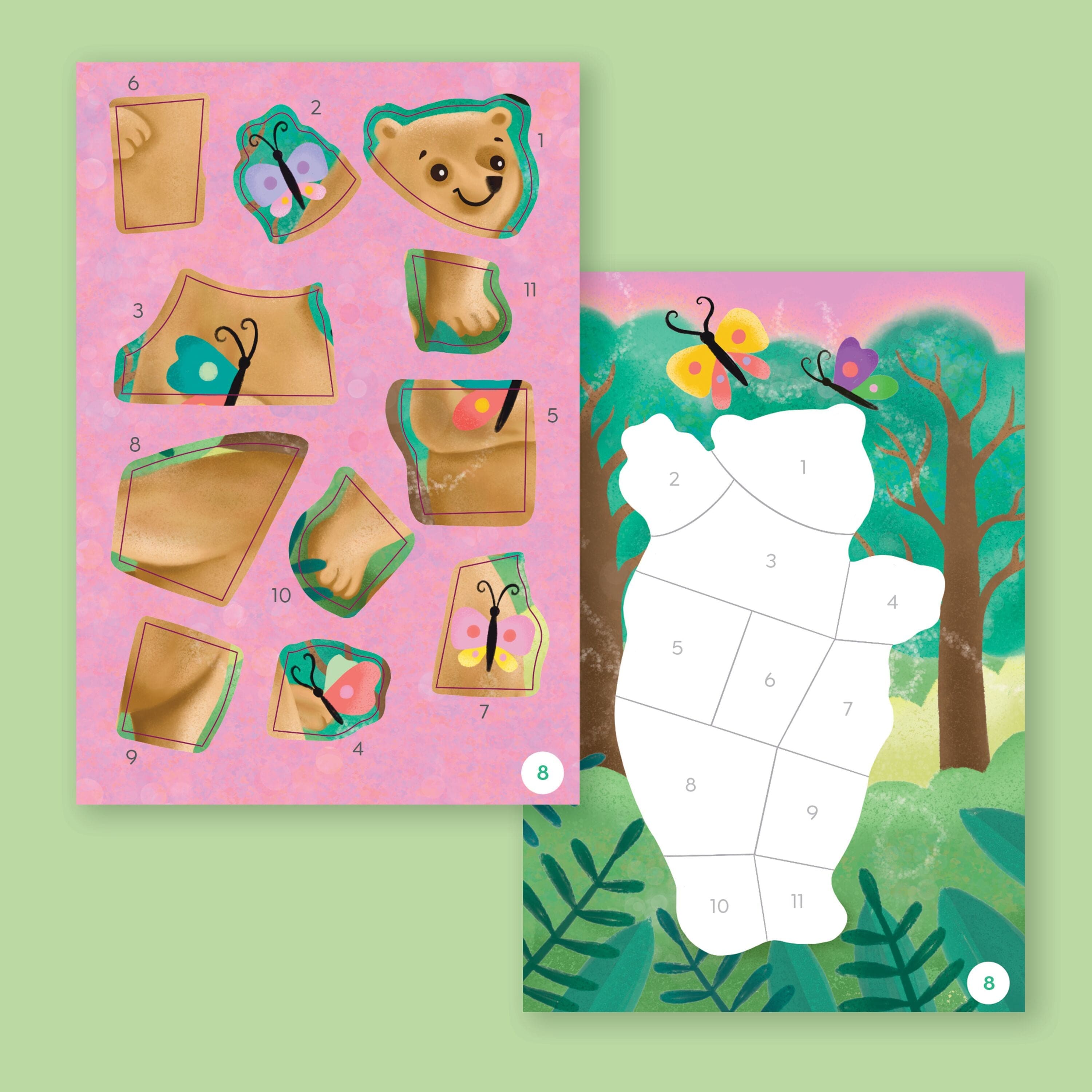 Tiger Tribe Gift Stationery Sticker by Numbers - Animals