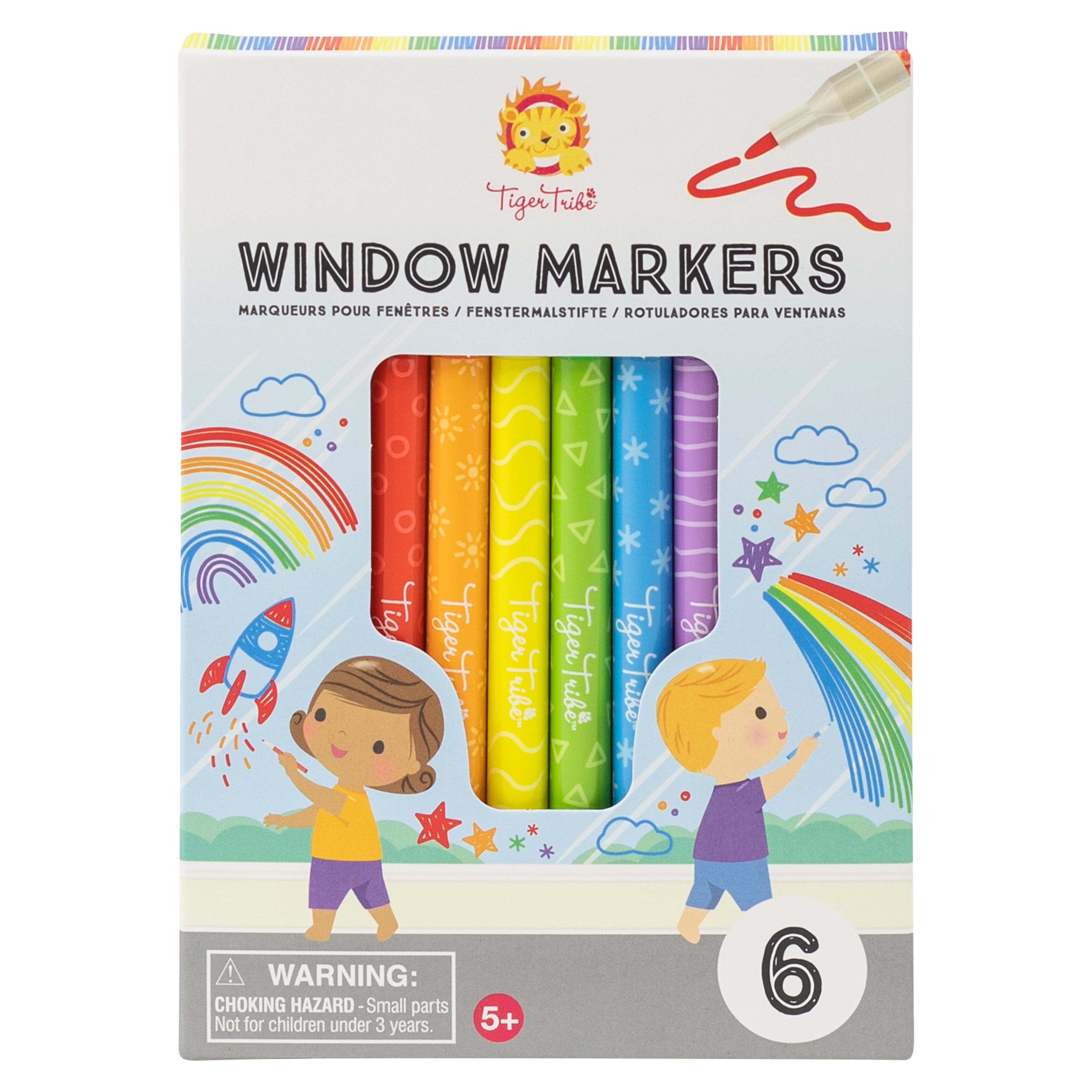 Tiger Tribe Gift Stationery Window Markers