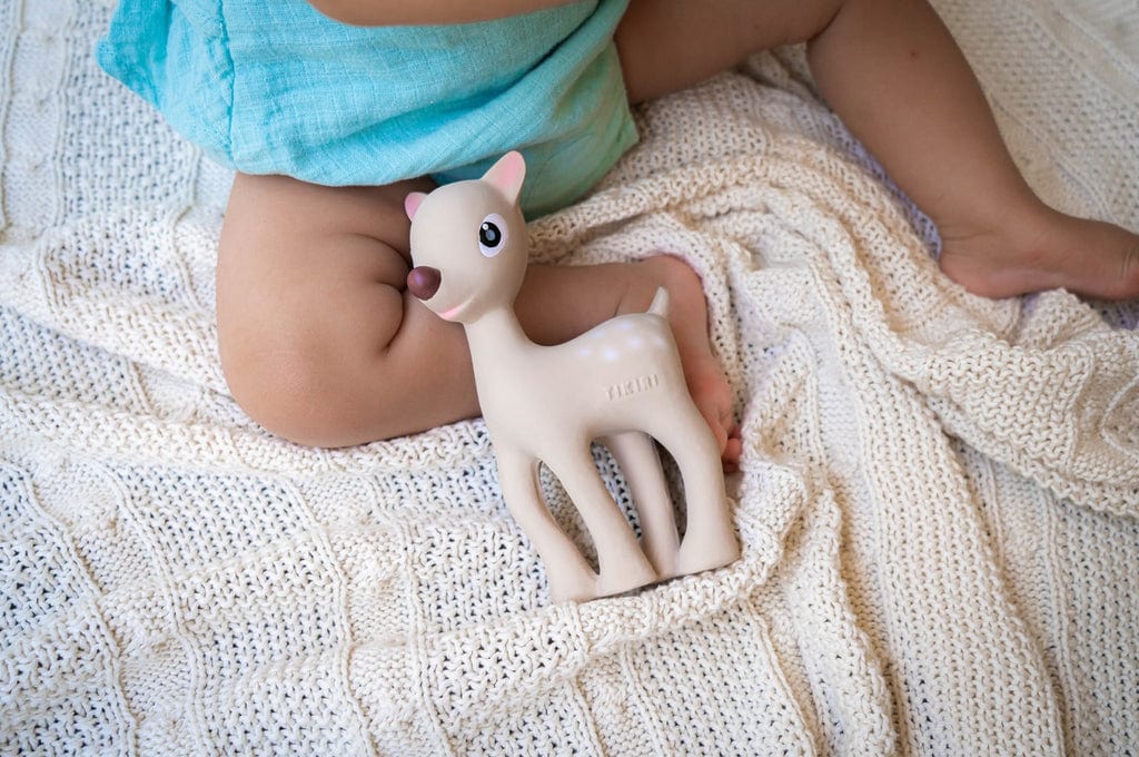 Tikiri Collection Baby Care Ralphie the Reindeer, Rattle and Teether Toy