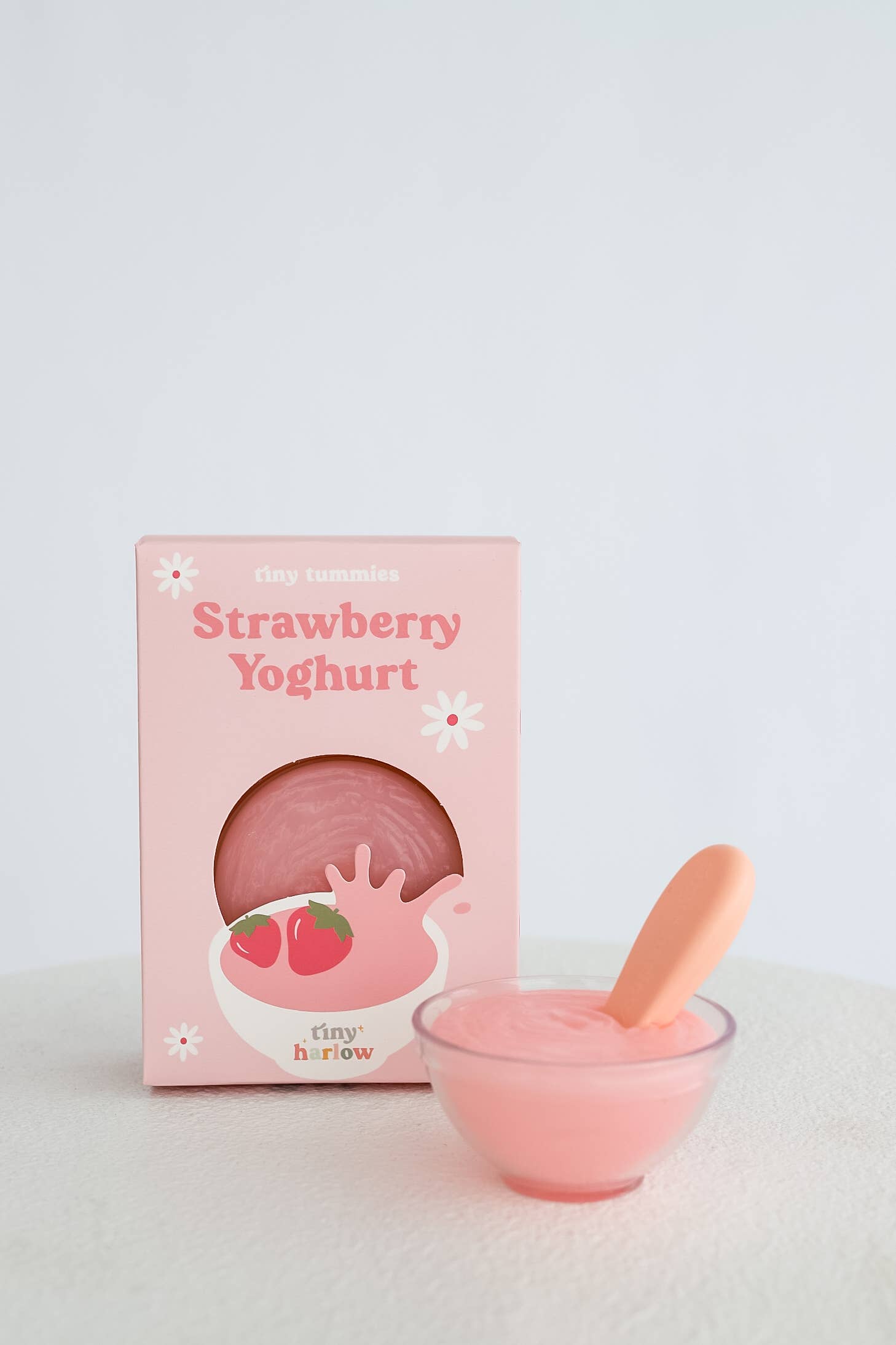 Tiny H Toys Tiny Tummies Strawberry Yogurt Bowl