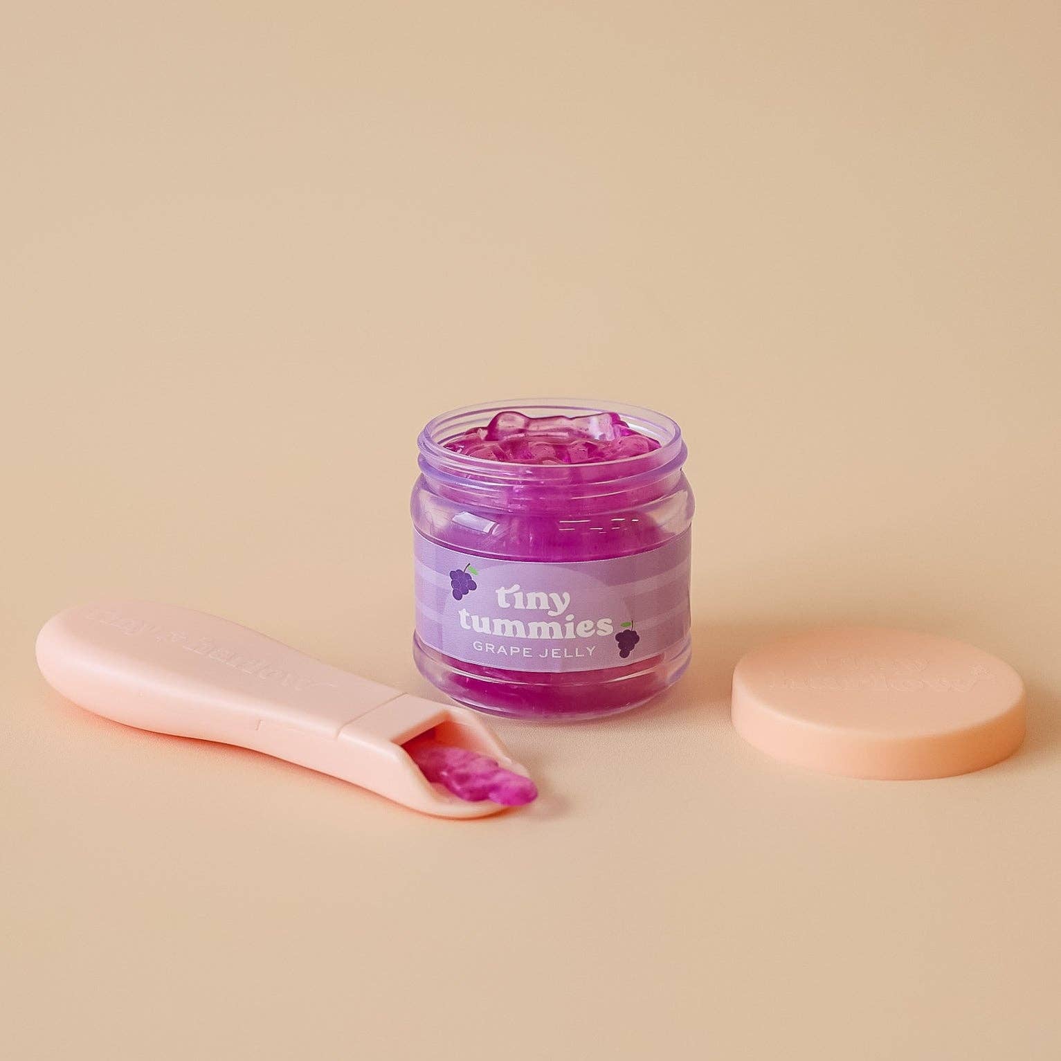 Tiny Harlow Toys Dolls Tiny Tummies Food Jar and Spoon Set: Apple Puree