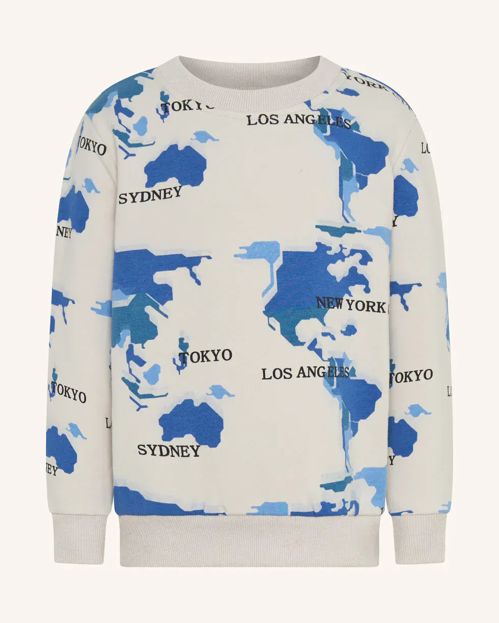 Tiny Tribe Boys Jumper Topography Sweat Top