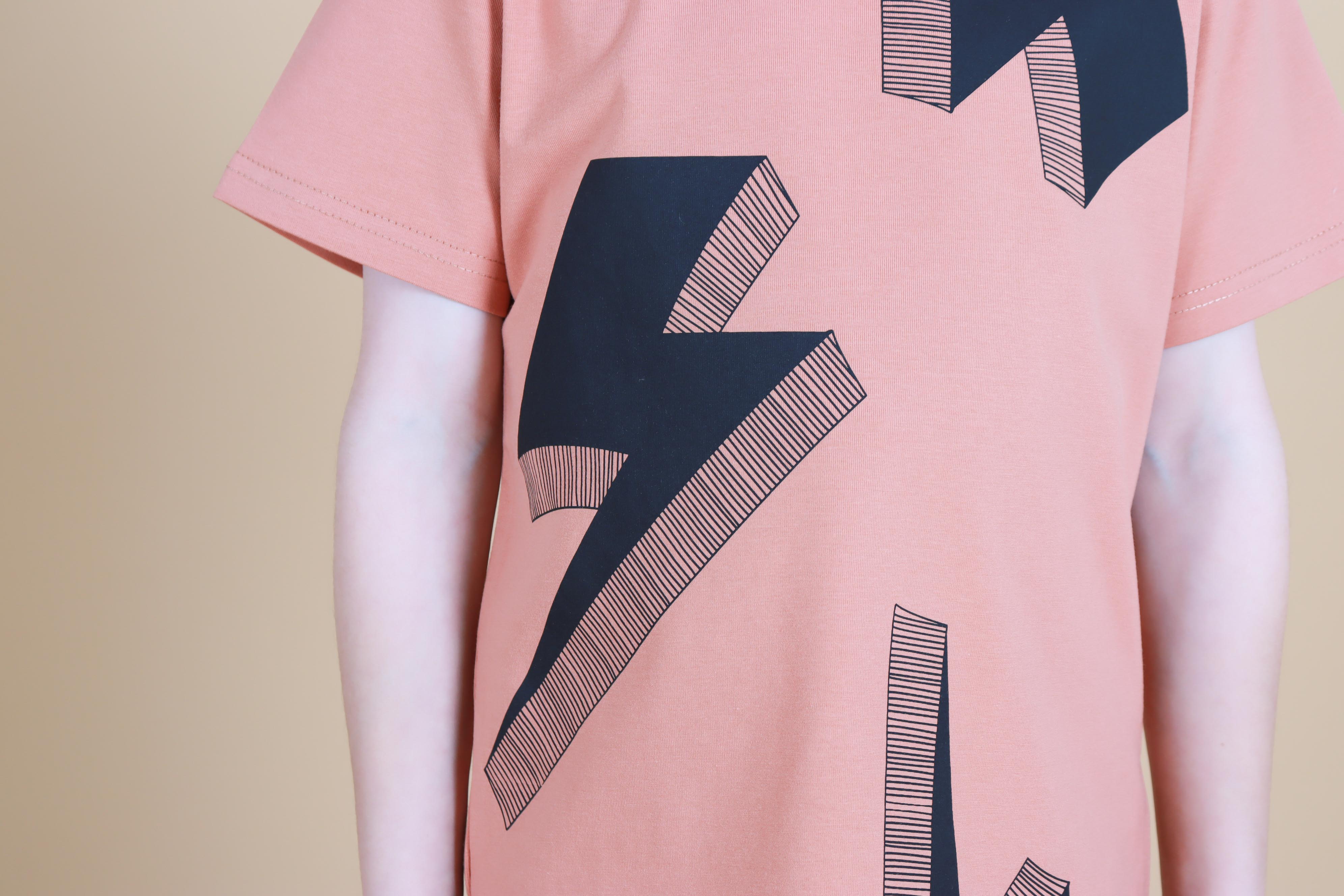 Tiny Tribe Boys Tops Lightning Tee