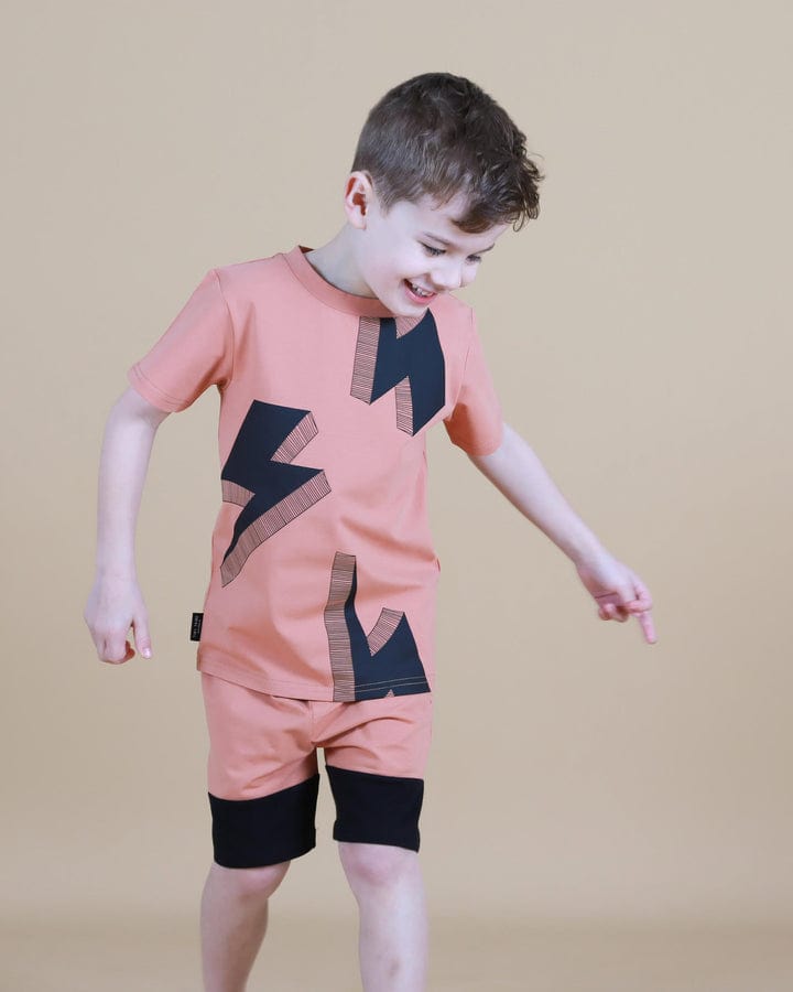 Tiny Tribe Boys Tops Lightning Tee