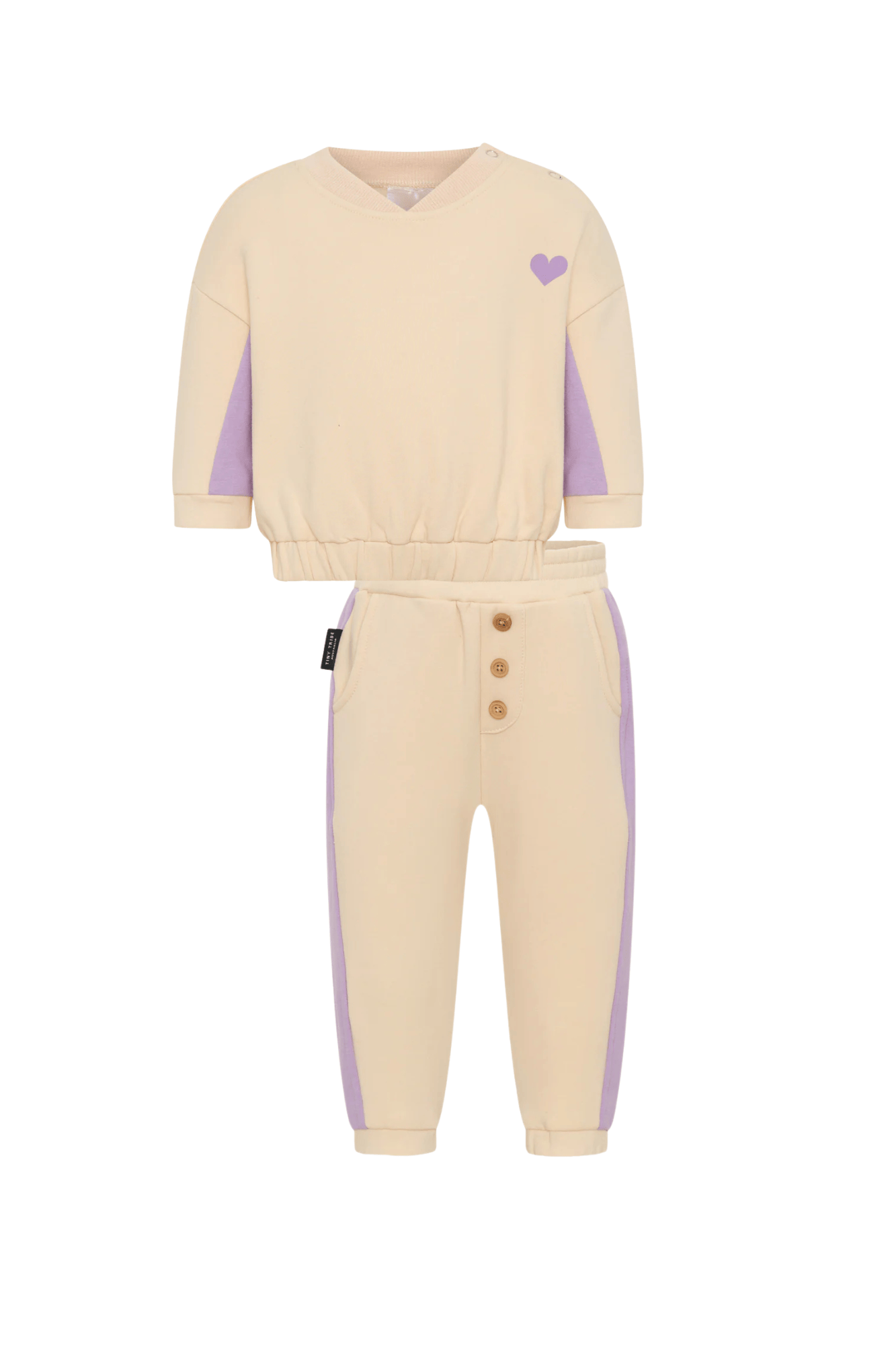 Tiny Tribe Girls All In One 3-6M Lilac Love Tribe Set