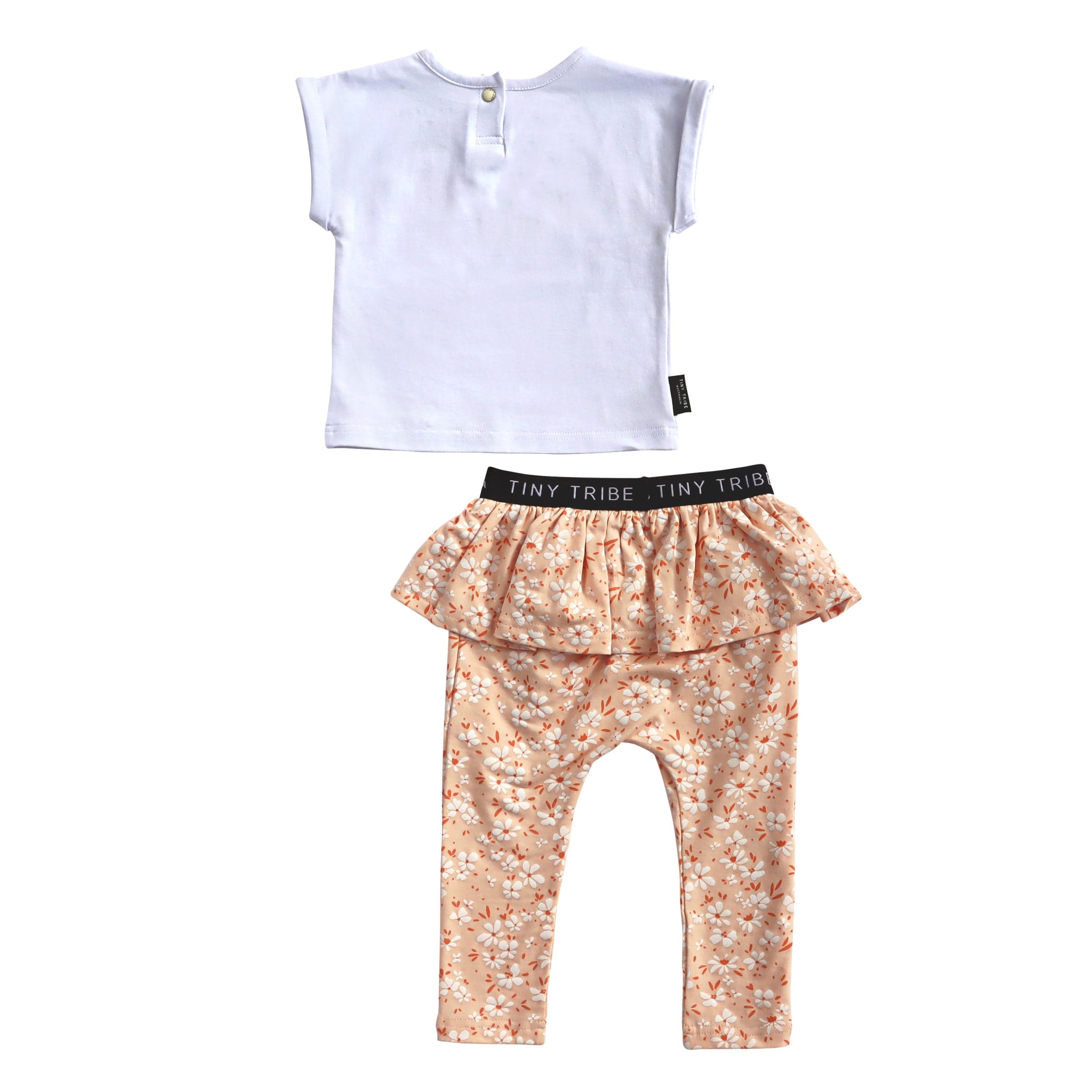 Tiny Tribe Girls All In One Butterfly Floral Set
