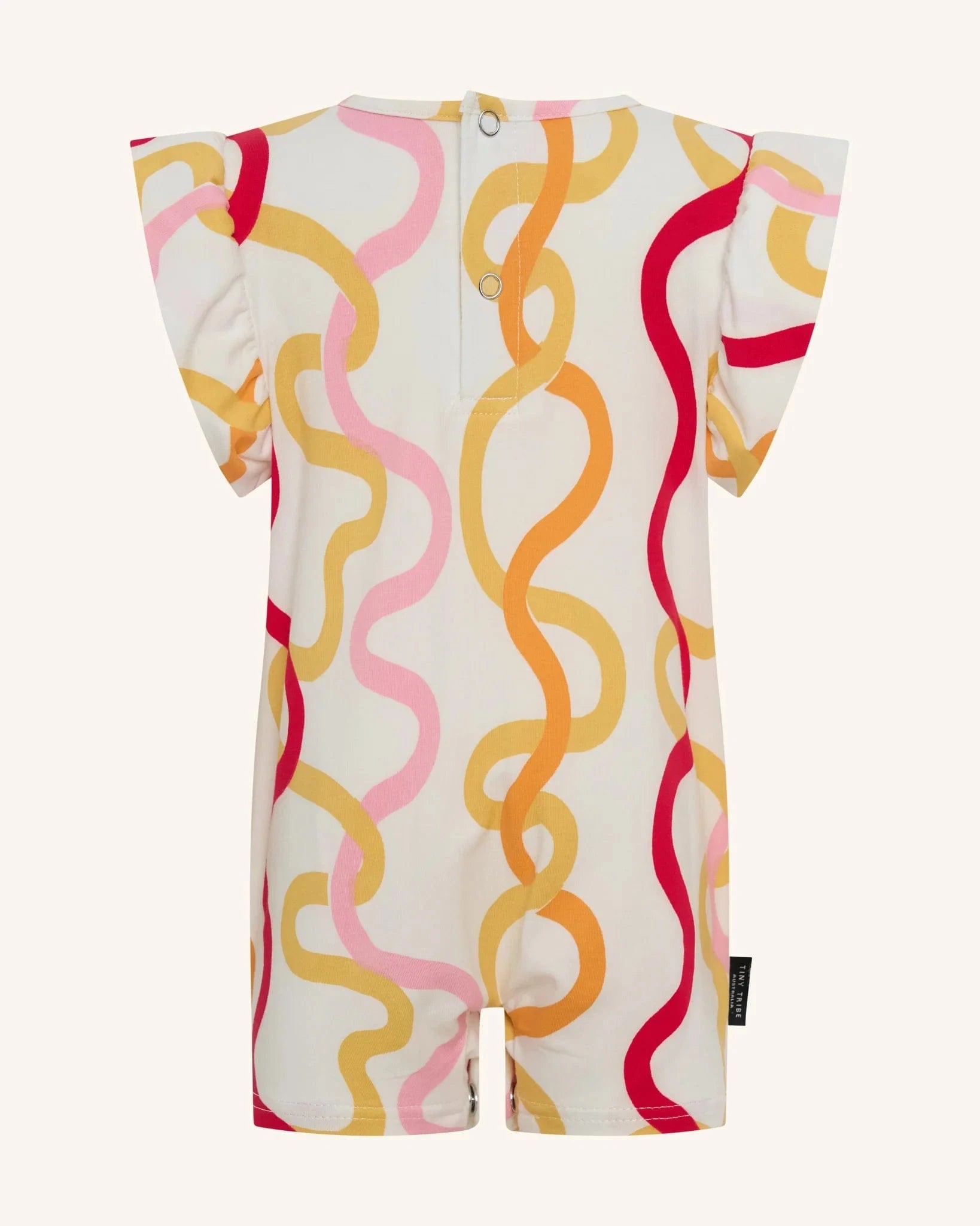 Tiny Tribe Girls All In One Wiggle Frill Playsuit