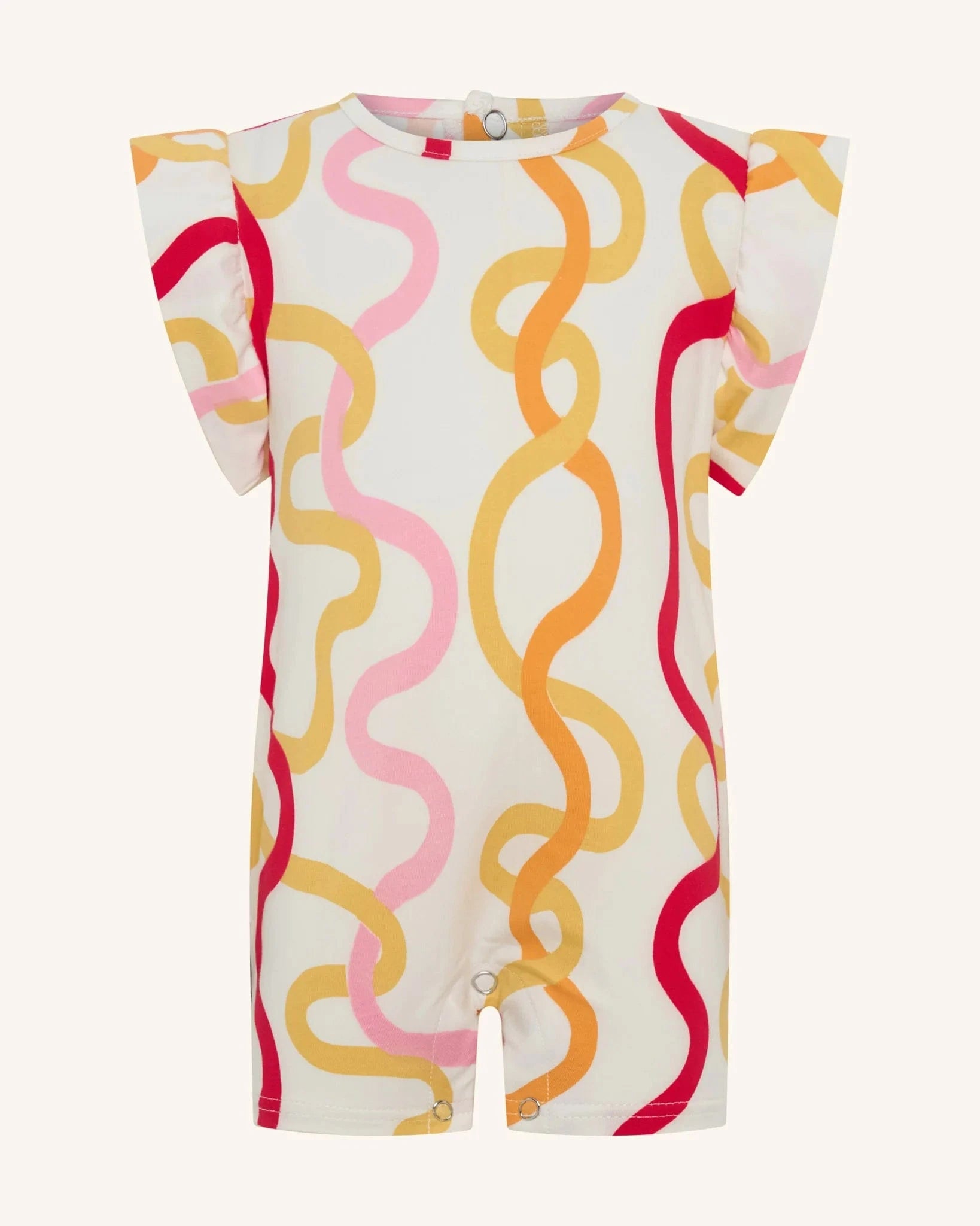 Tiny Tribe Girls All In One Wiggle Frill Playsuit