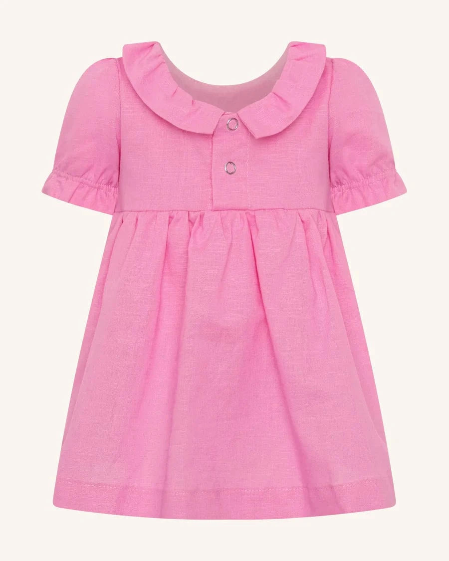 Tiny Tribe Girls Dress Puff Sleeve Babydoll