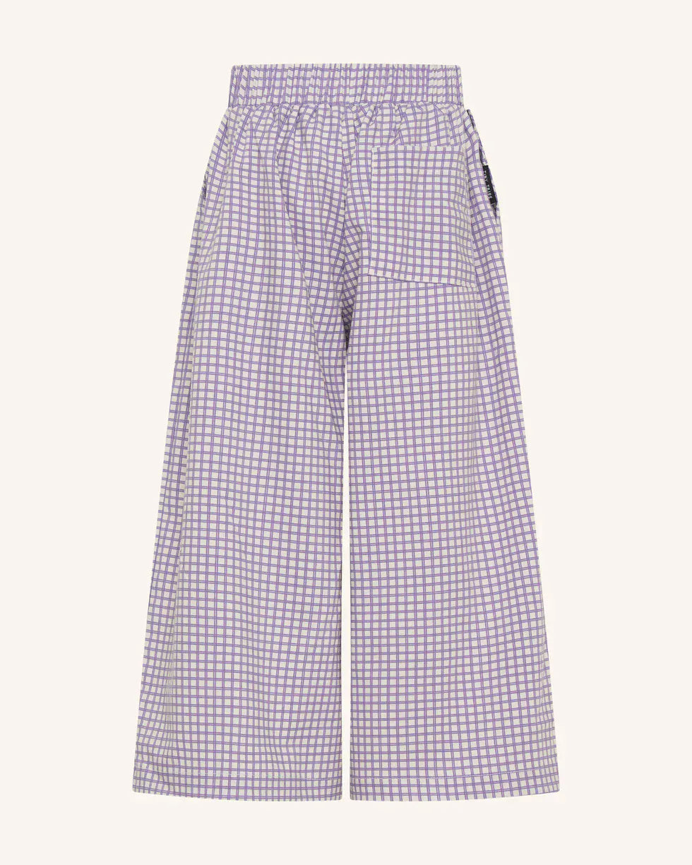 Tiny Tribe Girls Pant Lilac Wide Leg Sash Pant
