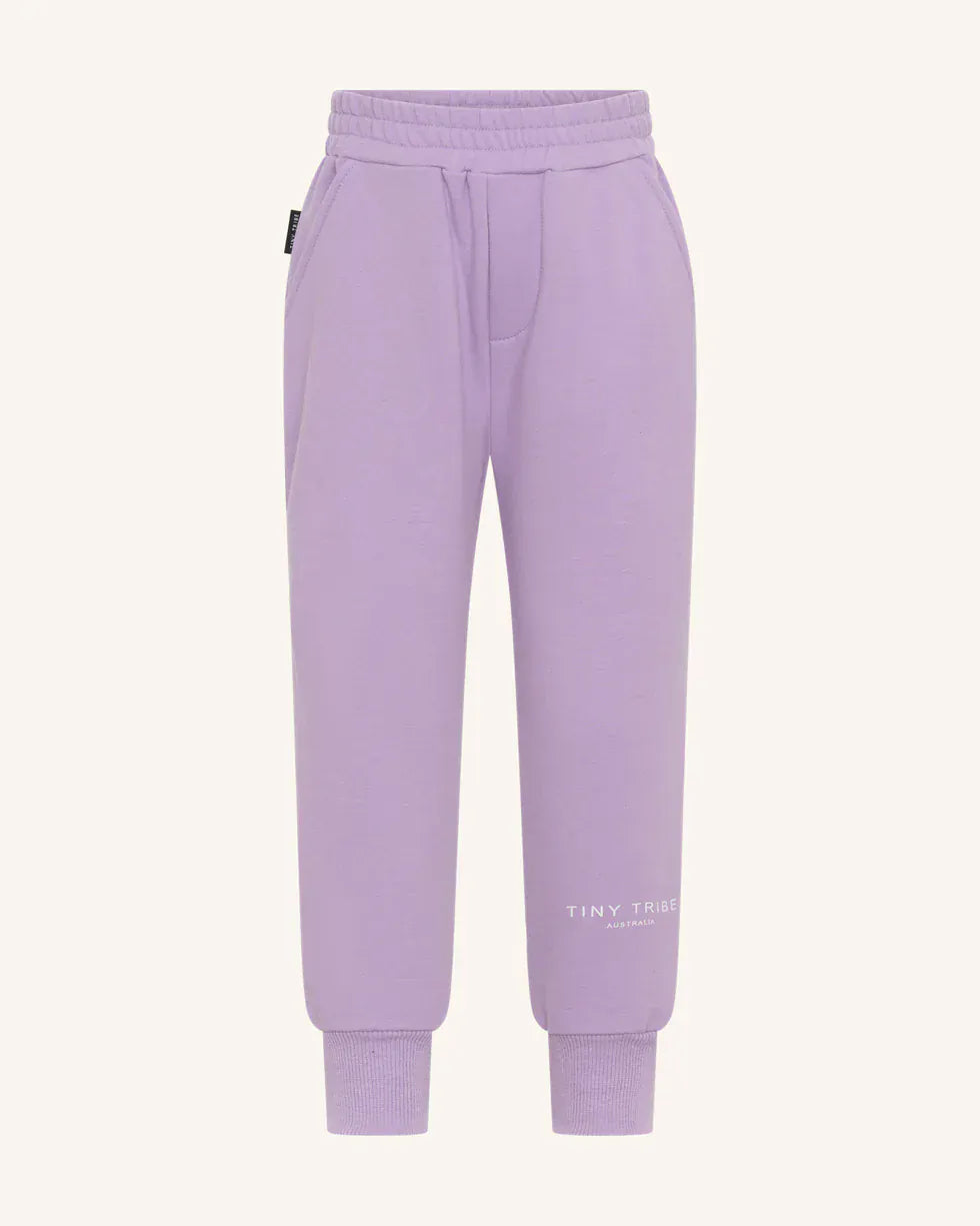 Tiny Tribe Girls Pants 2Y Lilac Core Sweat Pant