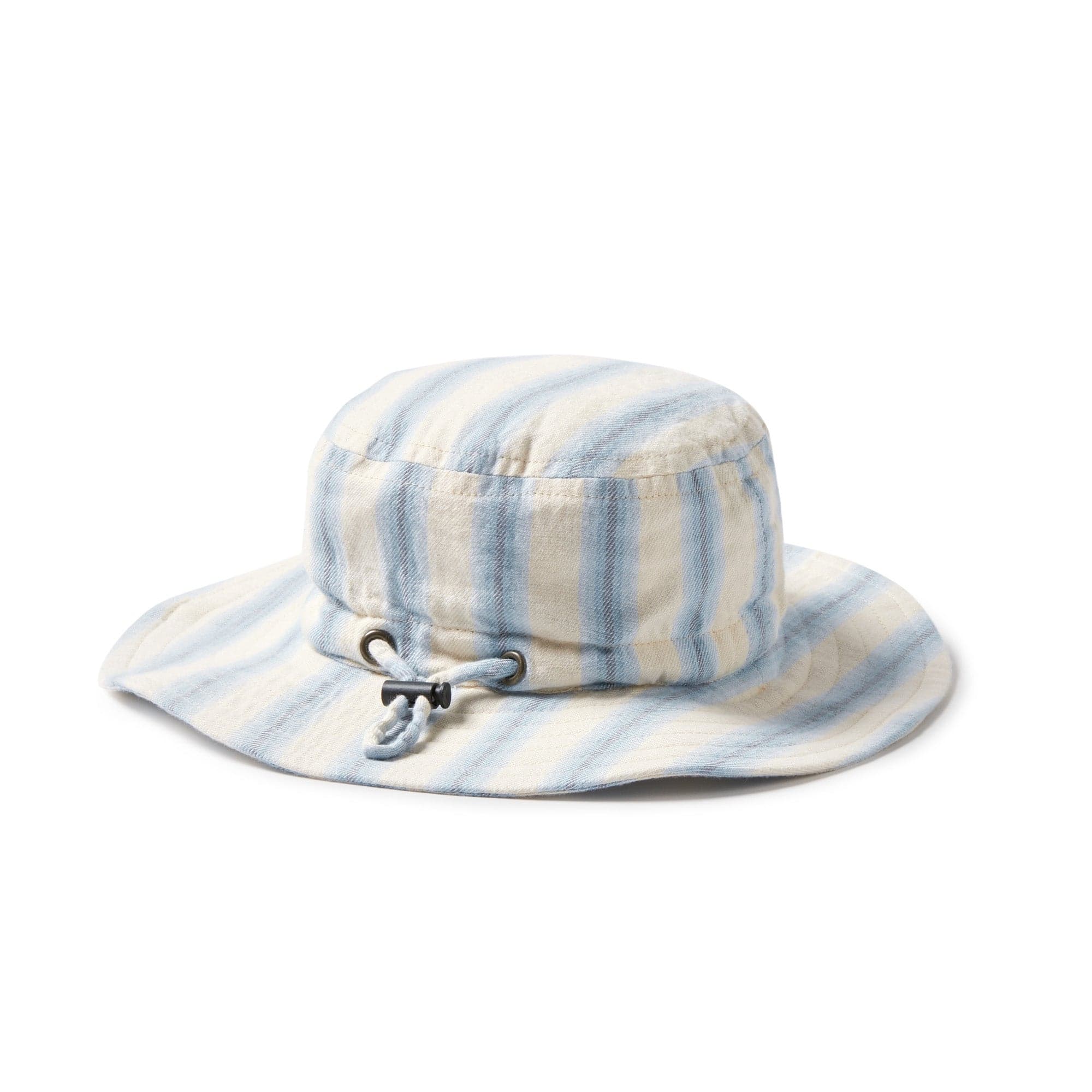Wilson & Frenchy Accesories Hats Deep Blue Stripe Organic Sunhat
