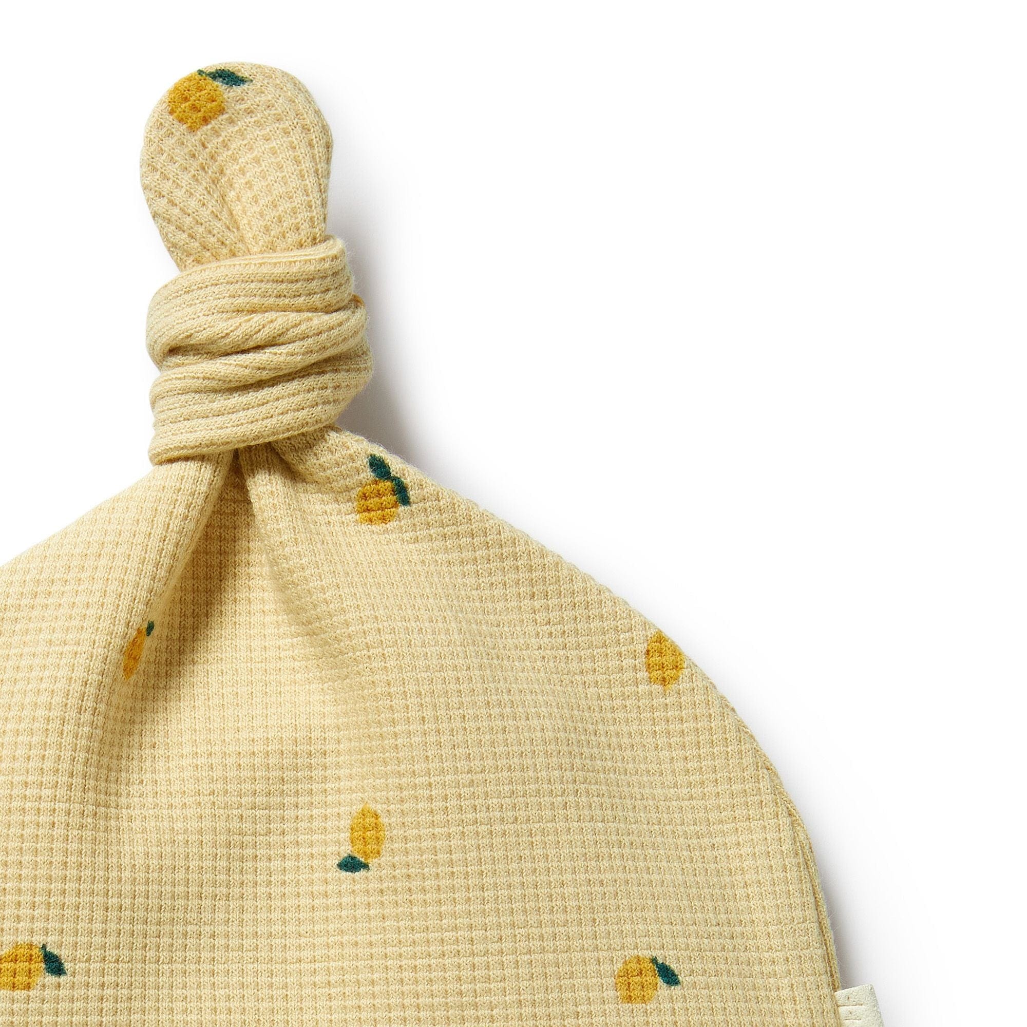 Wilson & Frenchy Accessories Hats Little Lemon Organic Waffle Knot Hat