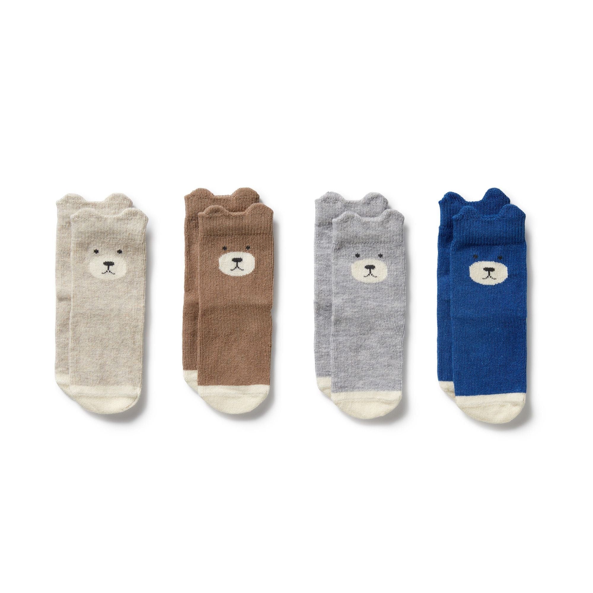 Wilson & Frenchy Accessory Socks Boys Organic 4 Pack Baby Socks
