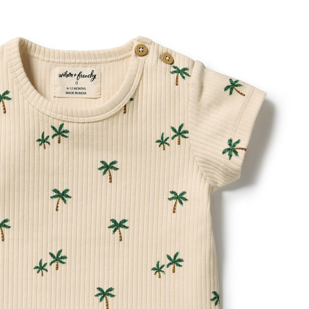 Wilson & Frenchy Boys All In Ones Tiny Palm Organic Set