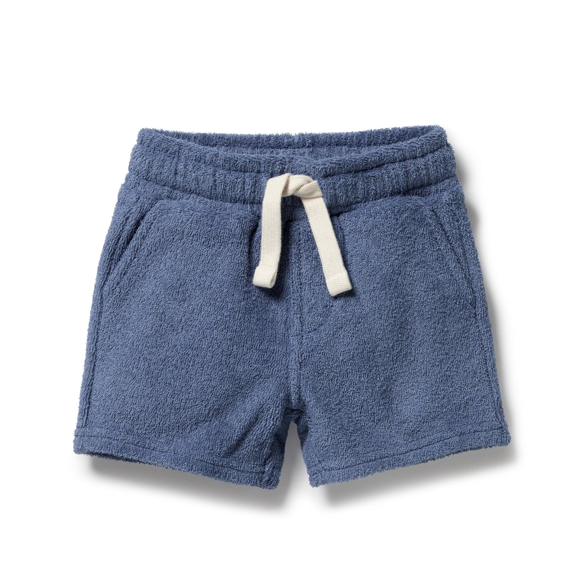 Wilson & Frenchy Boys Bottoms Deep Blue Organic Terry Short