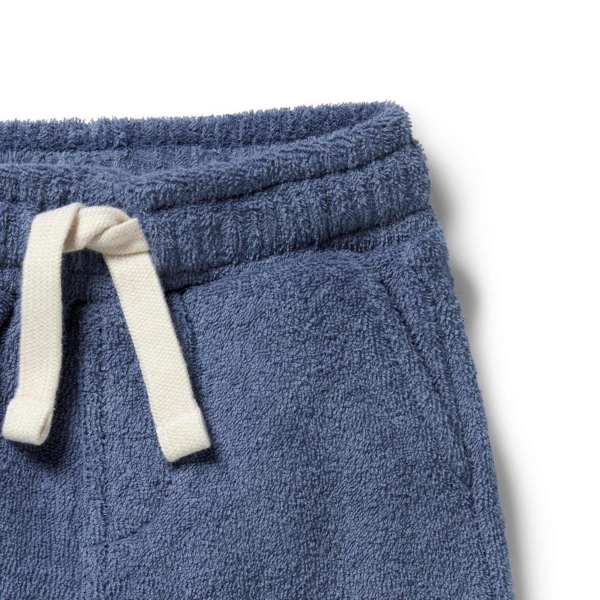 Wilson & Frenchy Boys Bottoms Deep Blue Organic Terry Short