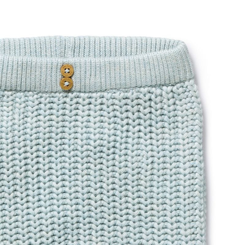 Wilson & Frenchy Boys Pants Cloud Blue Organic Knitted Legging