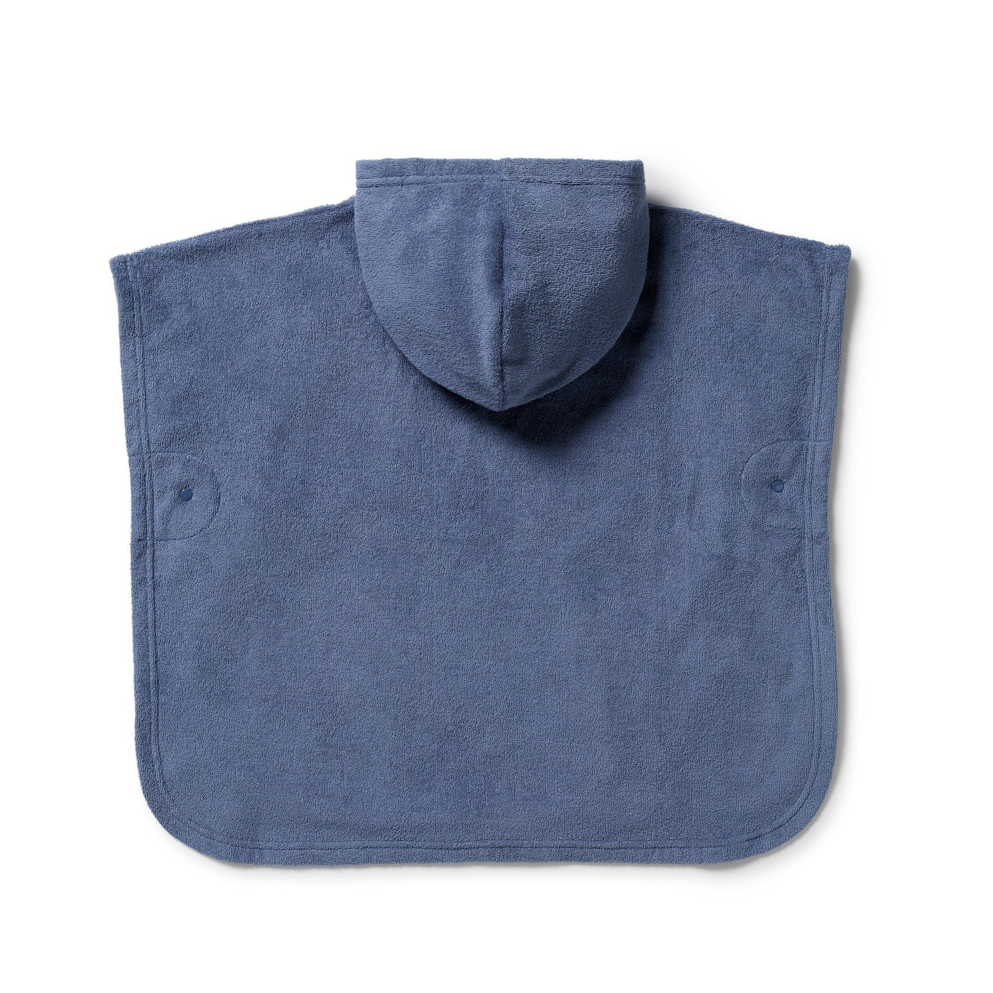Wilson & Frenchy Boys Swimwear Deep Blue Organic Terry Hooded Poncho