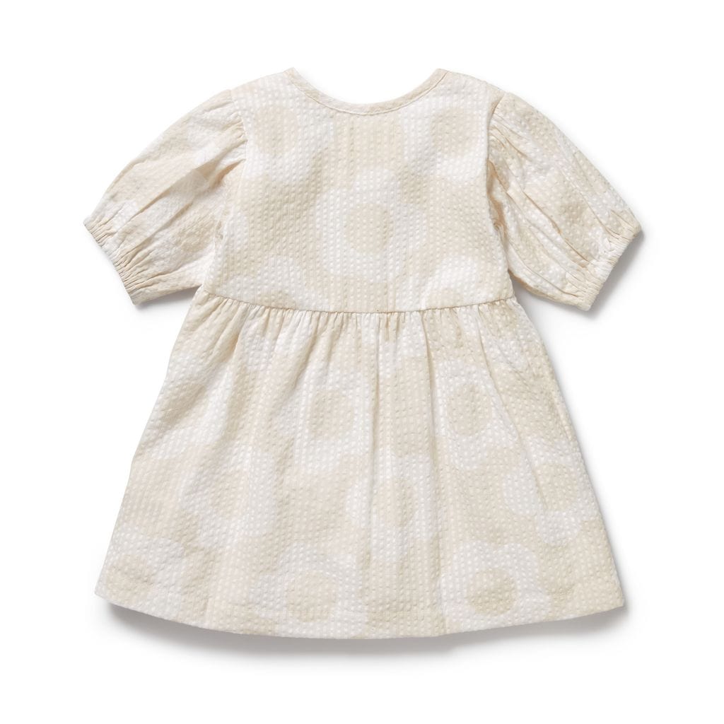 Wilson & Frenchy Girls Dress Daisy Bloom Organic Button Dress