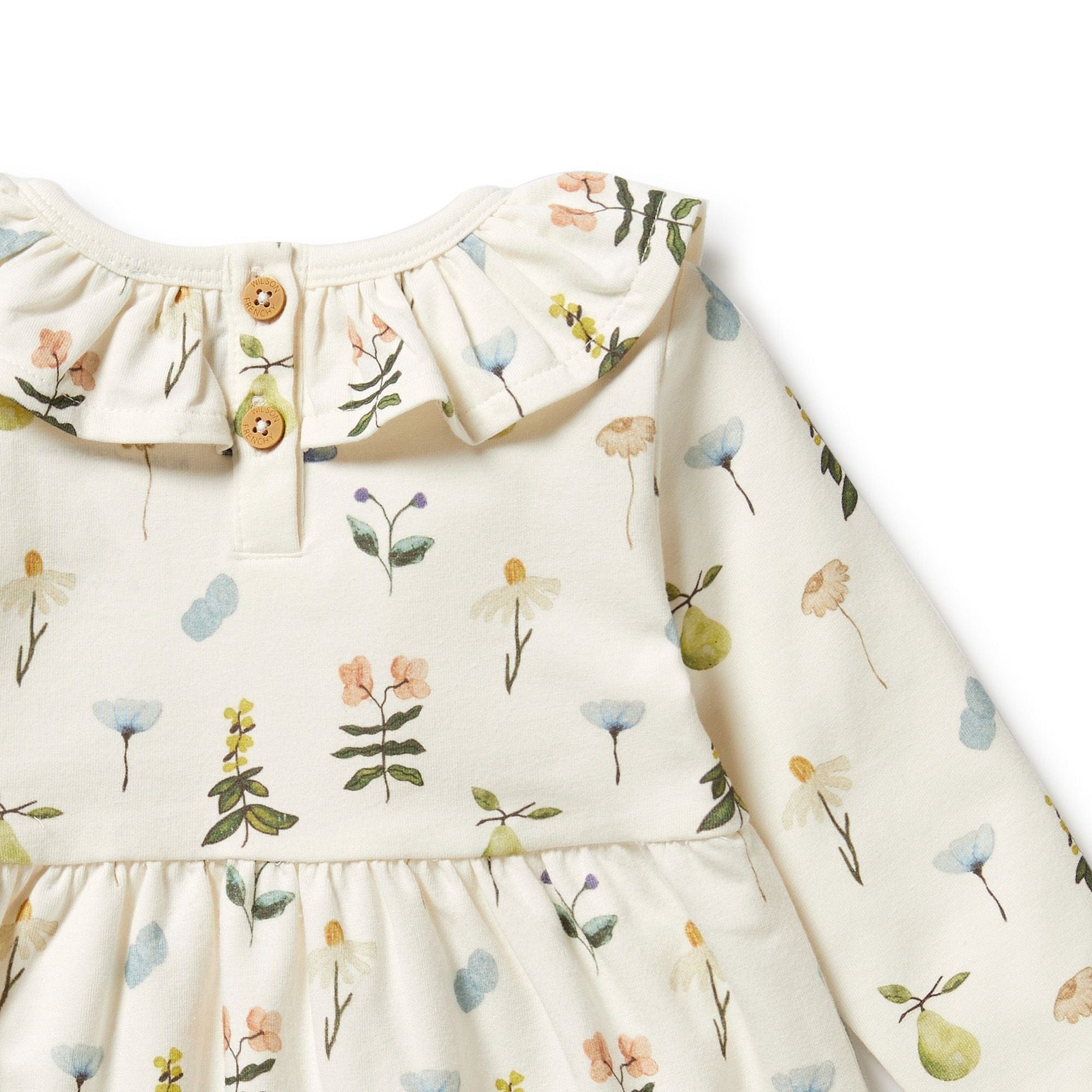 Wilson & Frenchy Girls Dress Petit Garden Organic Ruffle Dress